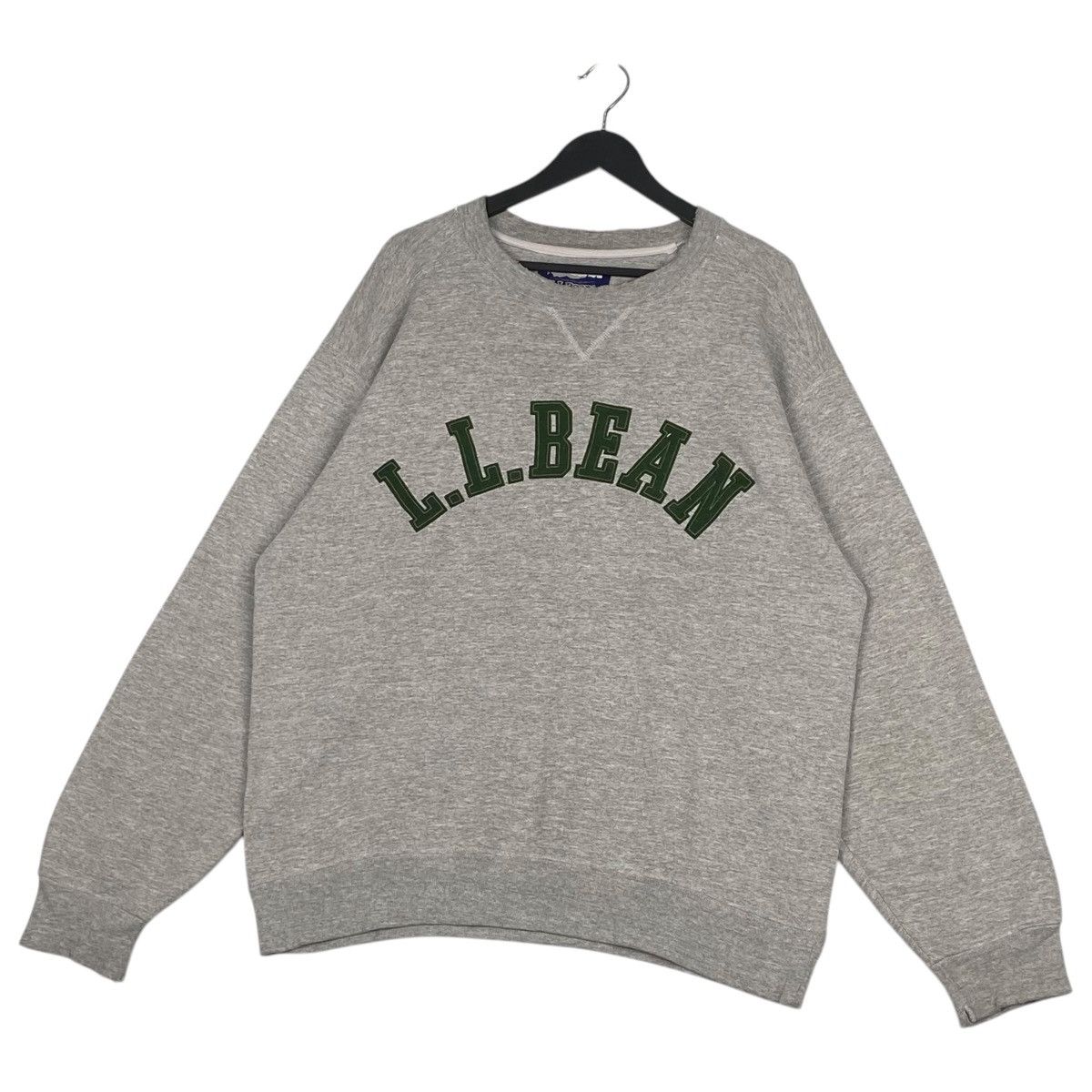 L.L. Bean × Vintage Vintage L.L Bean Big Logo Crewneck Sweatshirt Gray Size US M / EU 48-50 / 2 - 2 Thumbnail
