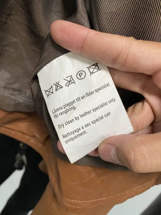 Acne Studios ACNE JEANS (ACNE STUDIOS) LEATHER JACKET Size US M / EU 48-50 / 2 - 6 Thumbnail