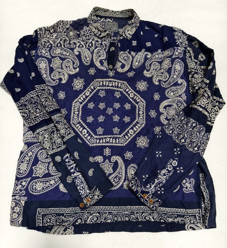 ビズビム WMV KERCHIEF TUNIC SHIRT BANDANA