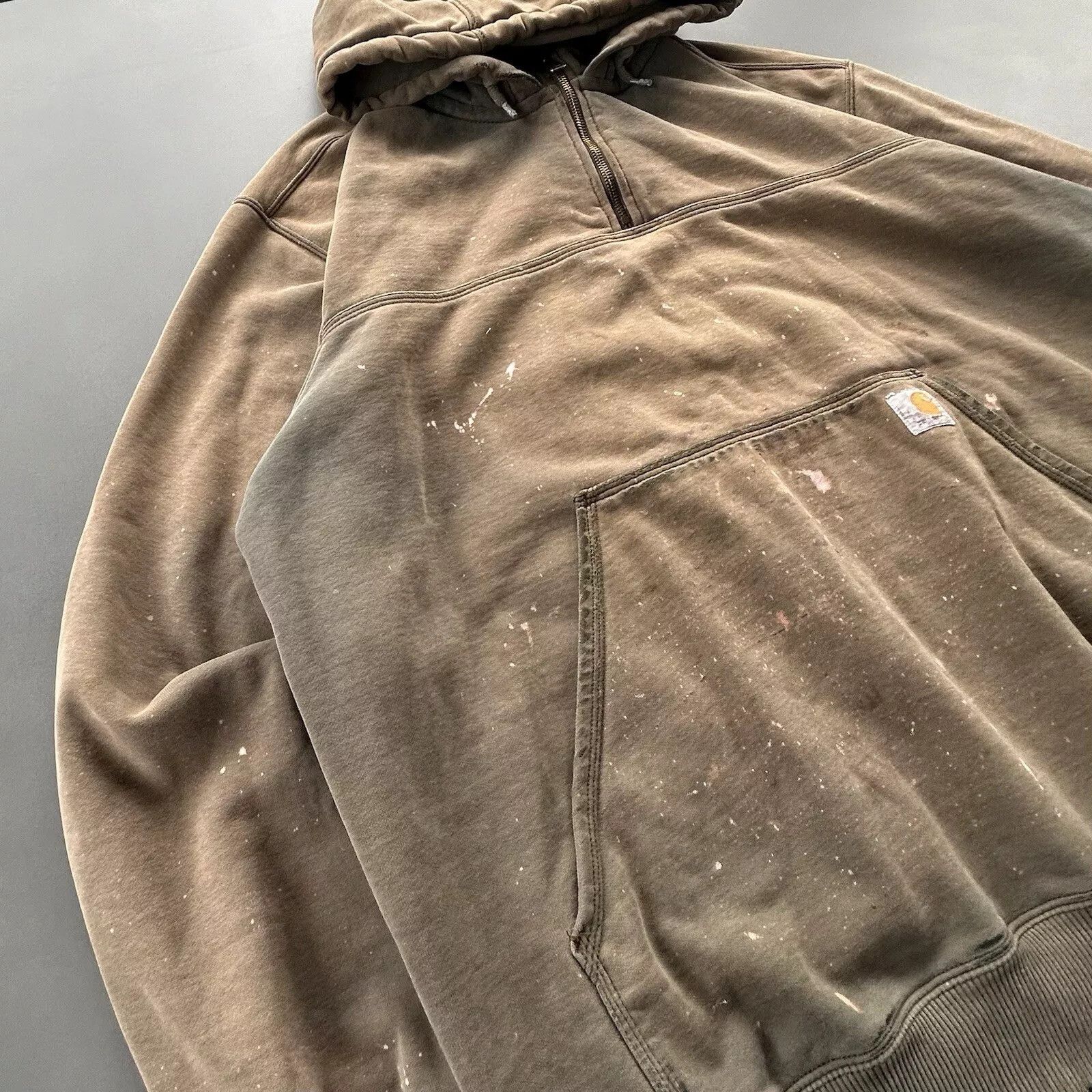 Carhartt Carhartt Rain Defender 1/4 Zip Hoodie Original Fit Size US XXL / EU 58 / 5 - 8 Thumbnail
