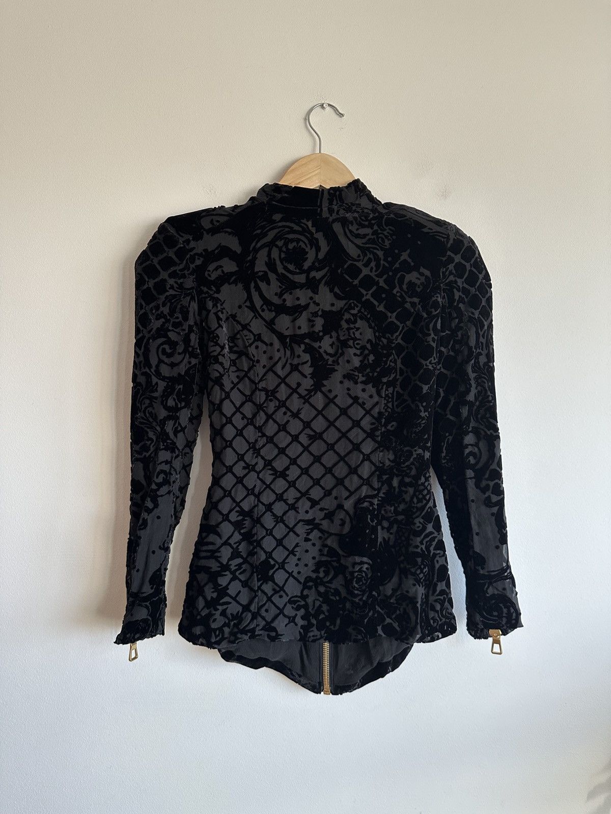 Balmain × H&M Balmain x HM Silk blouse Size XS / US 0-2 / IT 36-38 - 1 Thumbnail