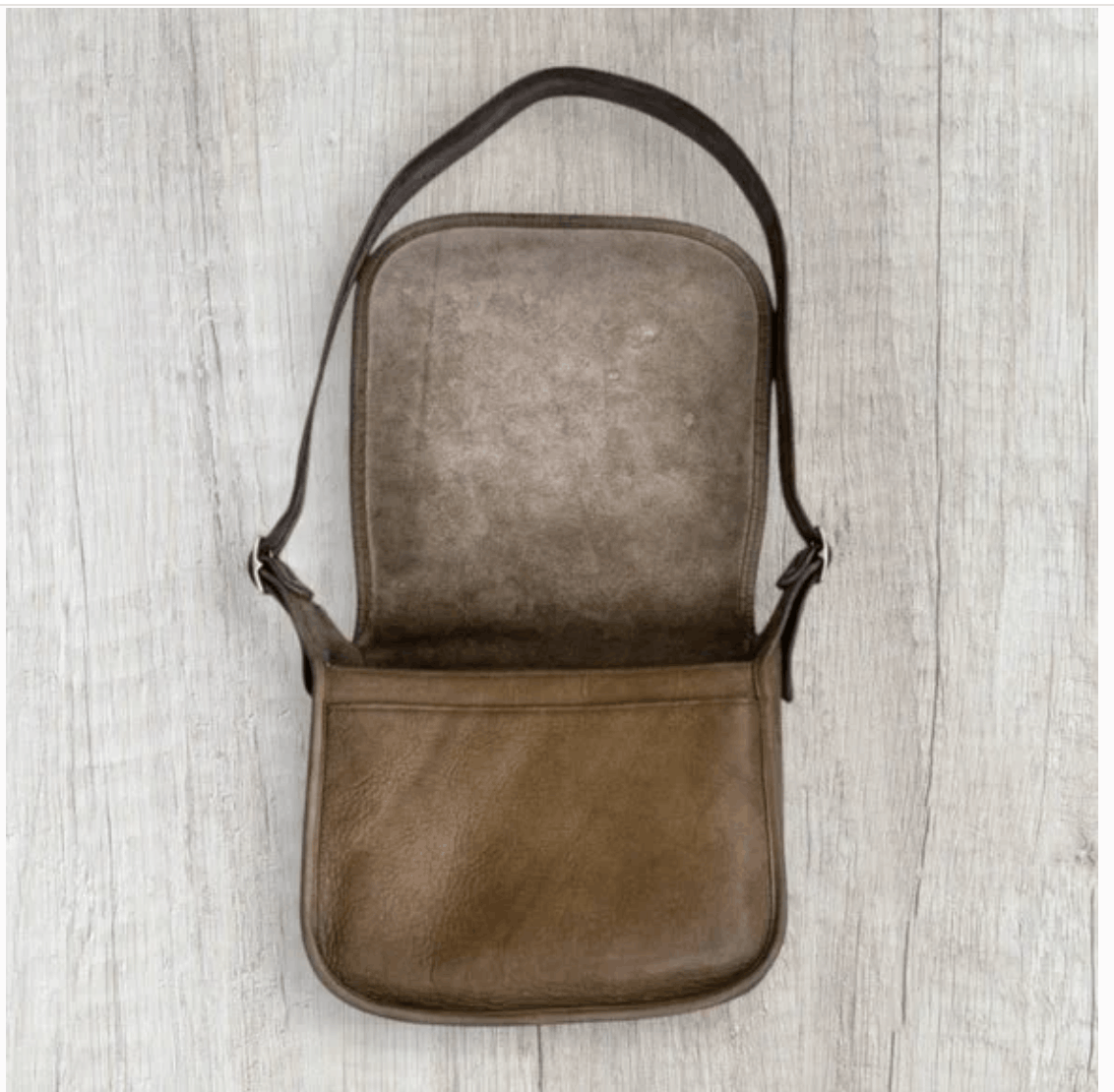 Coach Coach NYC Vintage Brown Leather Messenger Crossbody Bag USA Size ONE SIZE - 10 Thumbnail