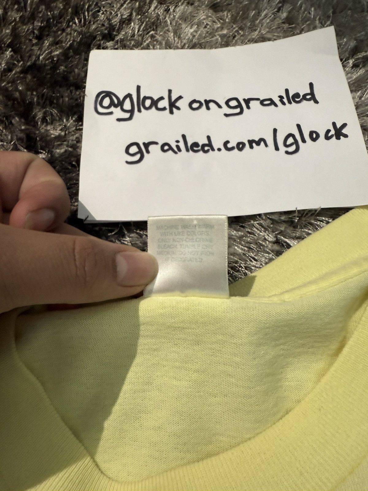 Louis Vuitton × Supreme Supreme LV Monogram Box Logo Yellow Cease And Desist Tee Size US XL / EU 56 / 4 - 10 Thumbnail