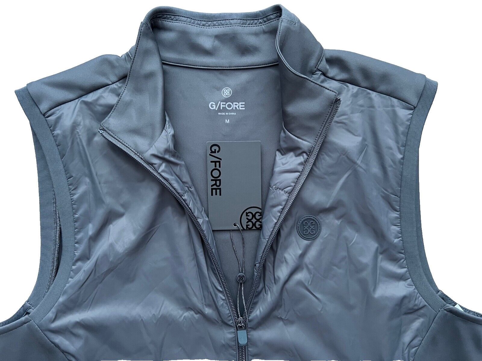 G/FORE G/Fore Stretch Tech Interlock Performer Gilet Charcoal ( M ) Size US M / EU 48-50 / 2 - 2 Thumbnail