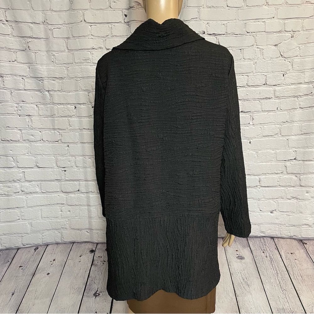 Other Moonlight Black Textured Long Sleeve Top Size L Size L / US 10 / IT 46 - 5 Thumbnail