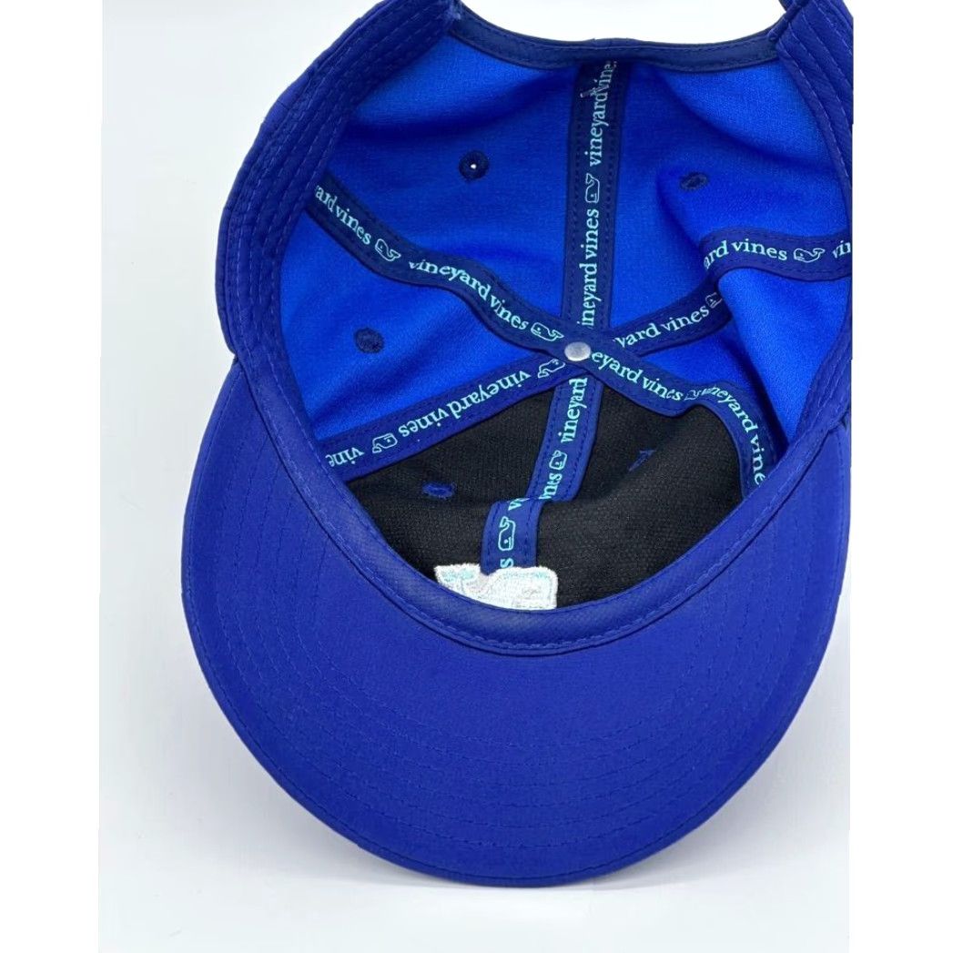 Vineyard Vines Vineyard Vines Hat Baseball Cap Unisex Adjustable Blue Green Whale Hook And Loop Size ONE SIZE - 7 Thumbnail