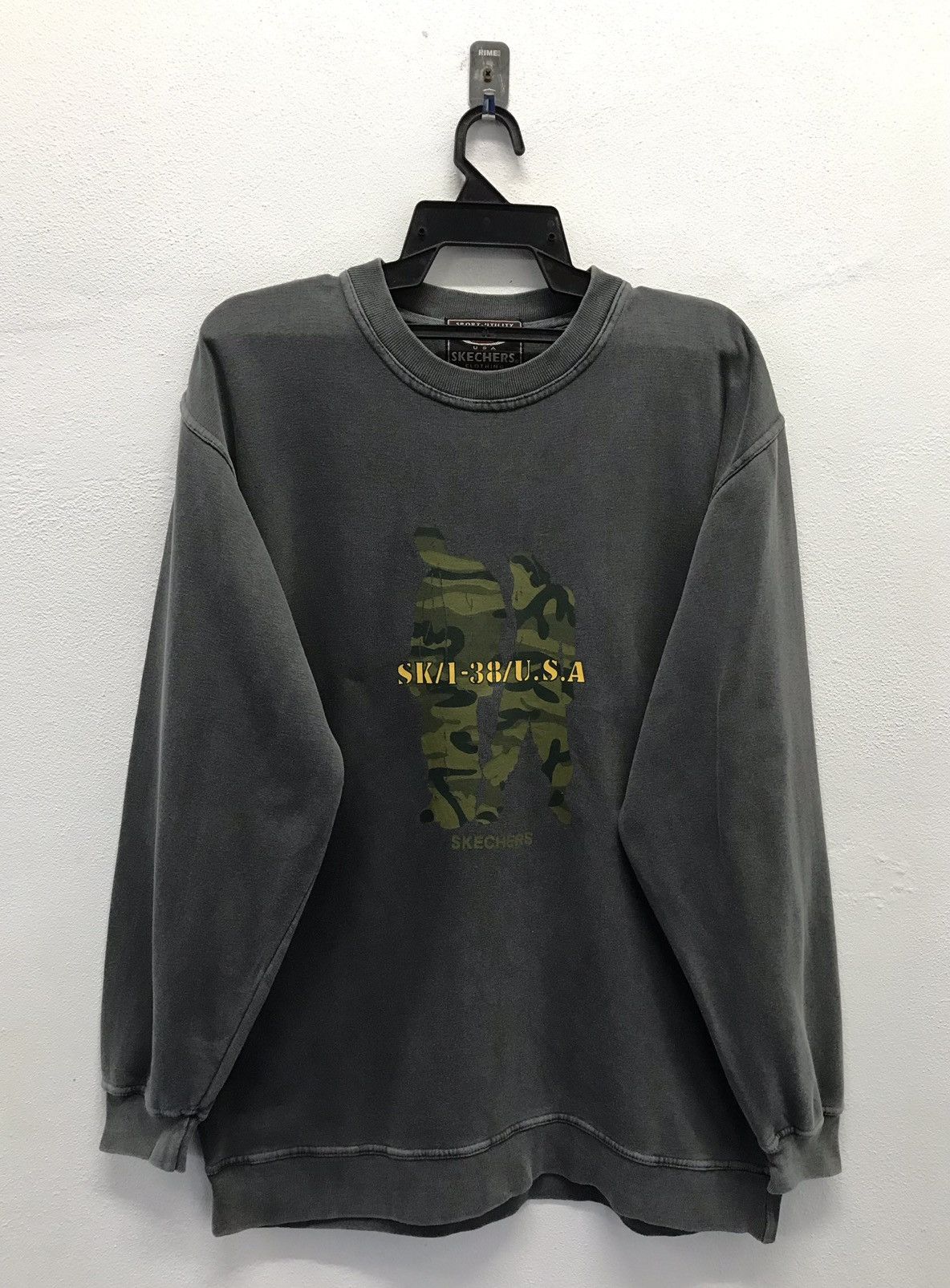 SKECHERS × Vintage Vintage Skechers SK/1-38/U.S.A Sweatshirt Size US L / EU 52-54 / 3 - 1 Thumbnail