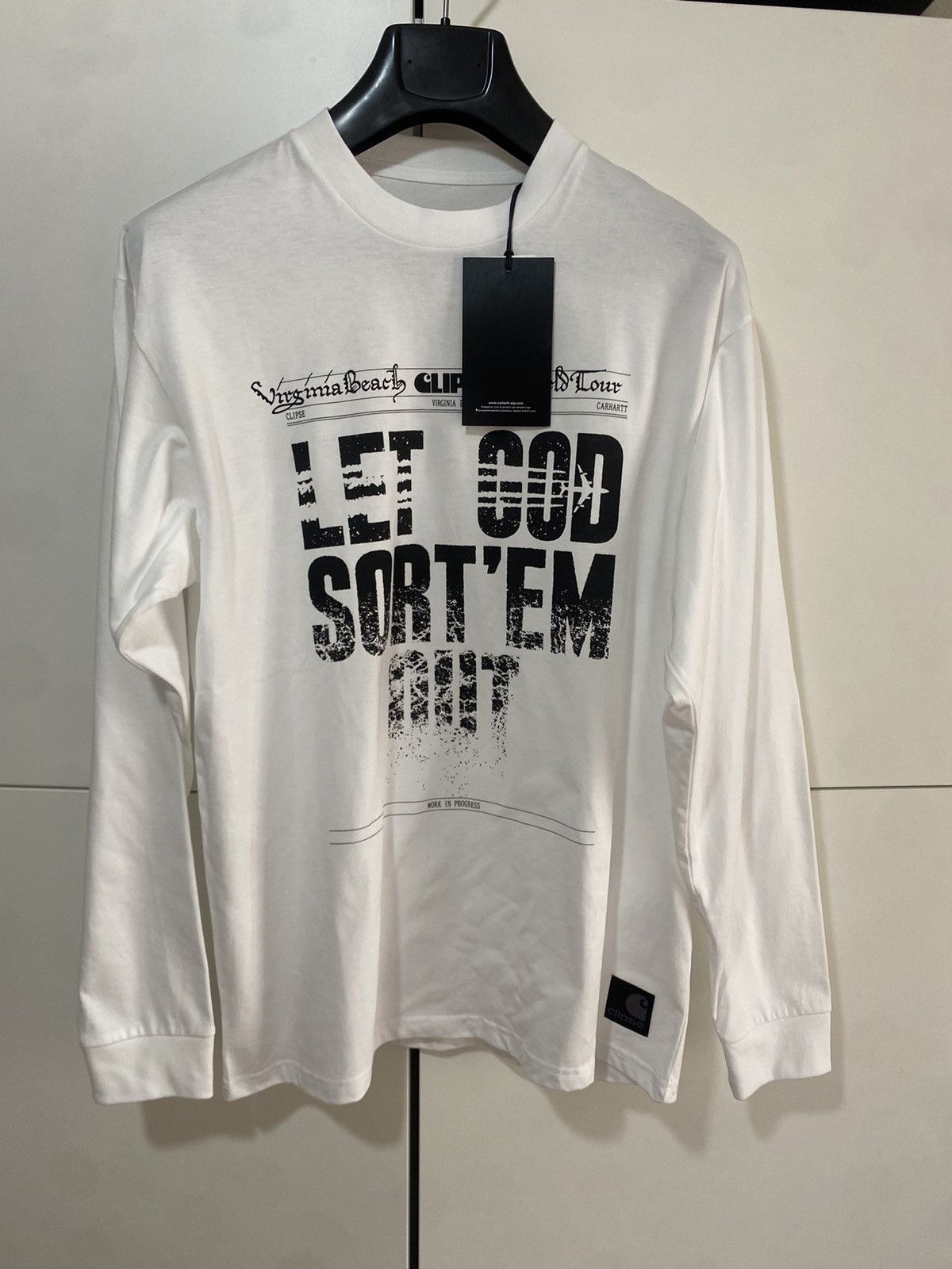 Carhartt Wip Carhartt Wip x Clipse long sleeve t-shirt size M white new Size US M / EU 48-50 / 2 - 1 Thumbnail