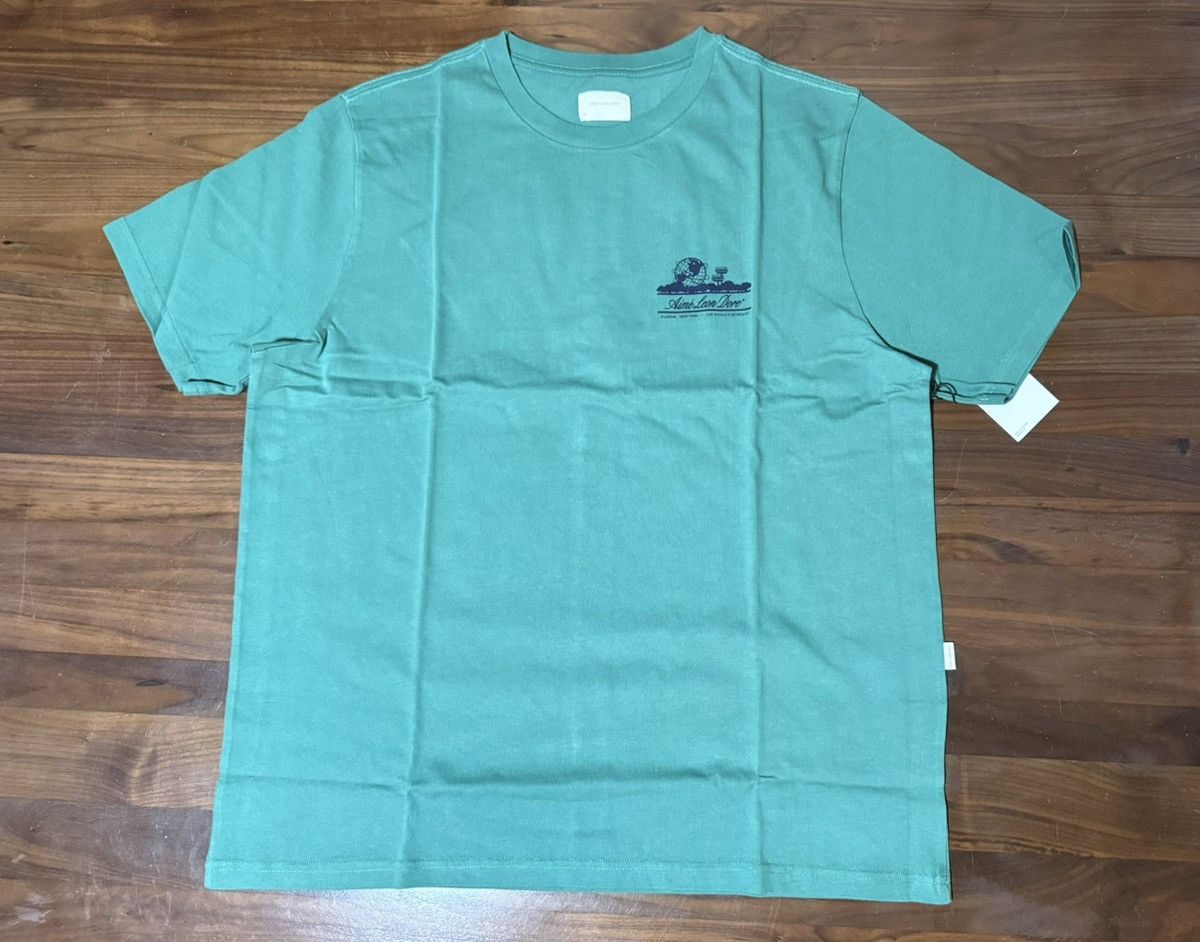 Aime Leon Dore Aime ALD Aimé Leon Dore Unisphere Tee in Pine Green FW25 XL Size US XL / EU 56 / 4 - 1 Thumbnail