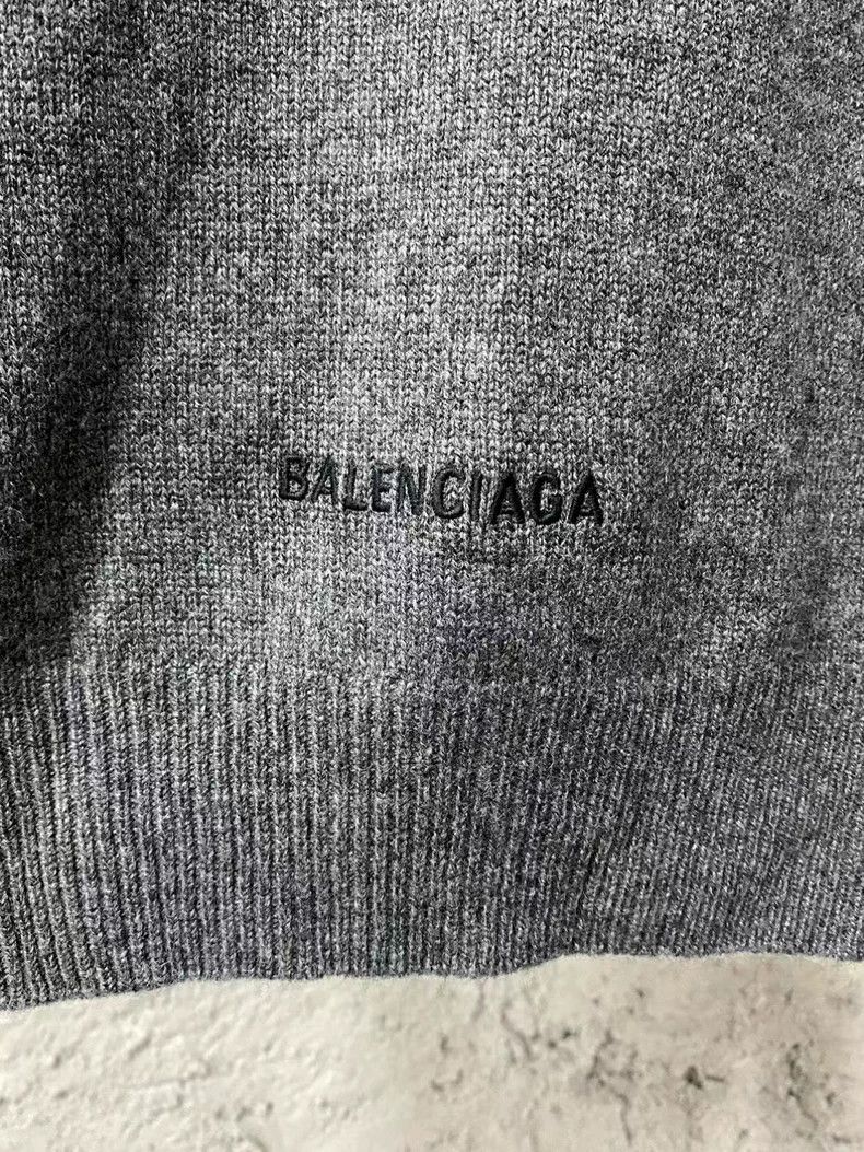 Balenciaga Balenciaga Embroidered Logo Sweater Size US XS / EU 42 / 0 - 3 Thumbnail