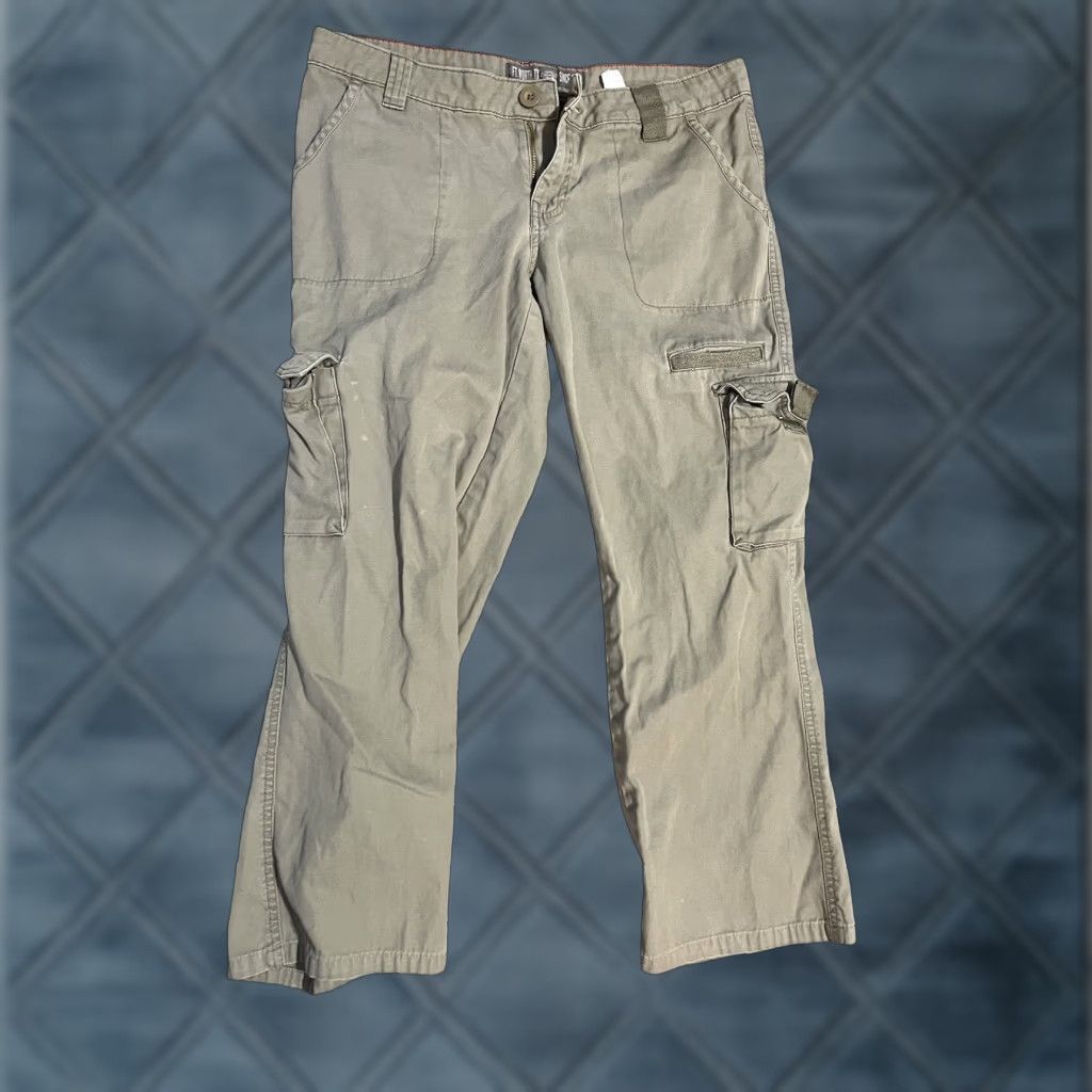 Dickies Dickies Beige Relaxed Fit Cargo Work Pants Women Size 8 Inseam 26 Hemmed Cargo Pants Size 30" / US 8 / IT 44 - 1 Thumbnail