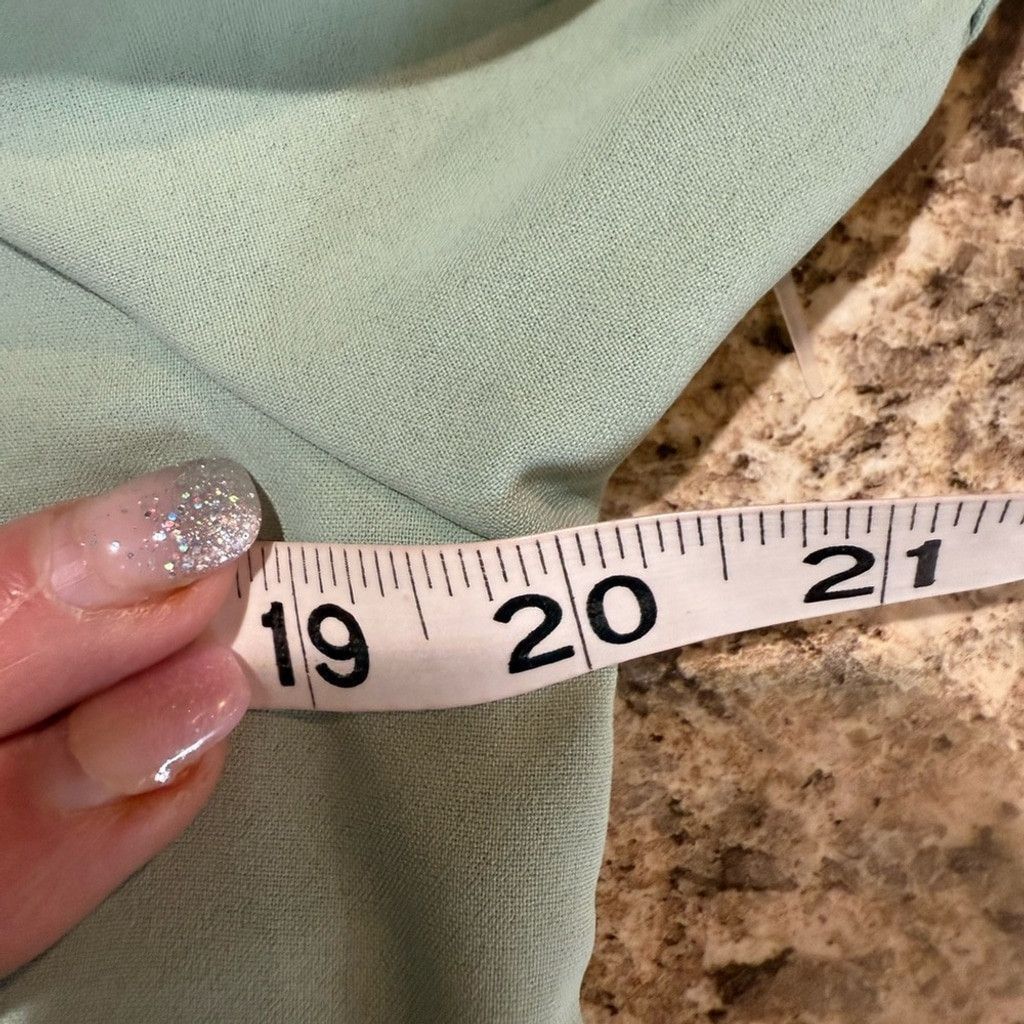 The Unbranded Brand Chic Sage Midi Dress Size L / US 10 / IT 46 - 5 Thumbnail