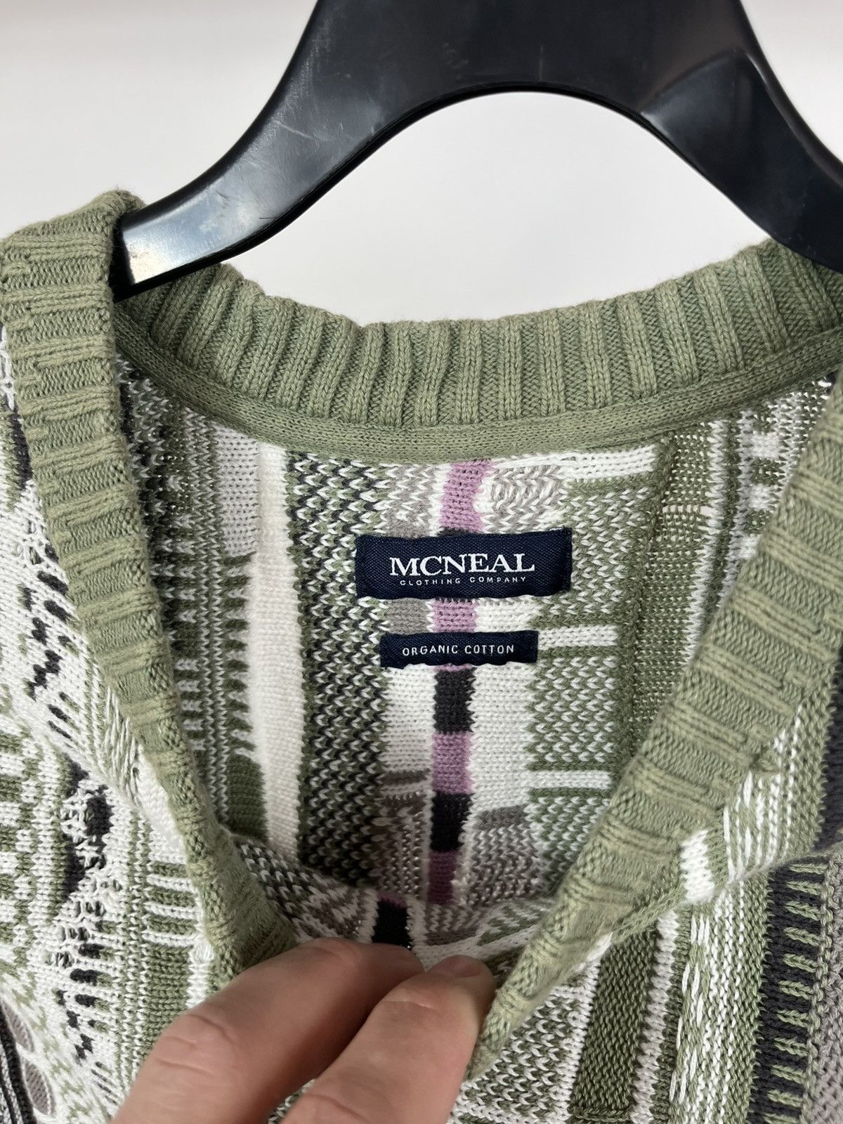 Other Vintage 3D Knit Pattern Sweater Textured Jumper Size L Size US L / EU 52-54 / 3 - 5 Thumbnail