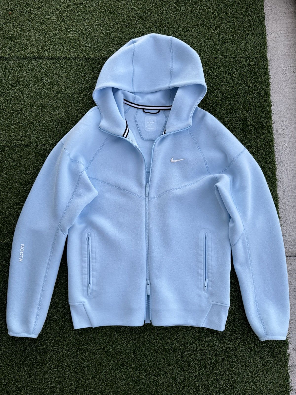 NOCTA × Nike Nocta Nike Tech Fleece Baby Blue Zip Up Hoodie