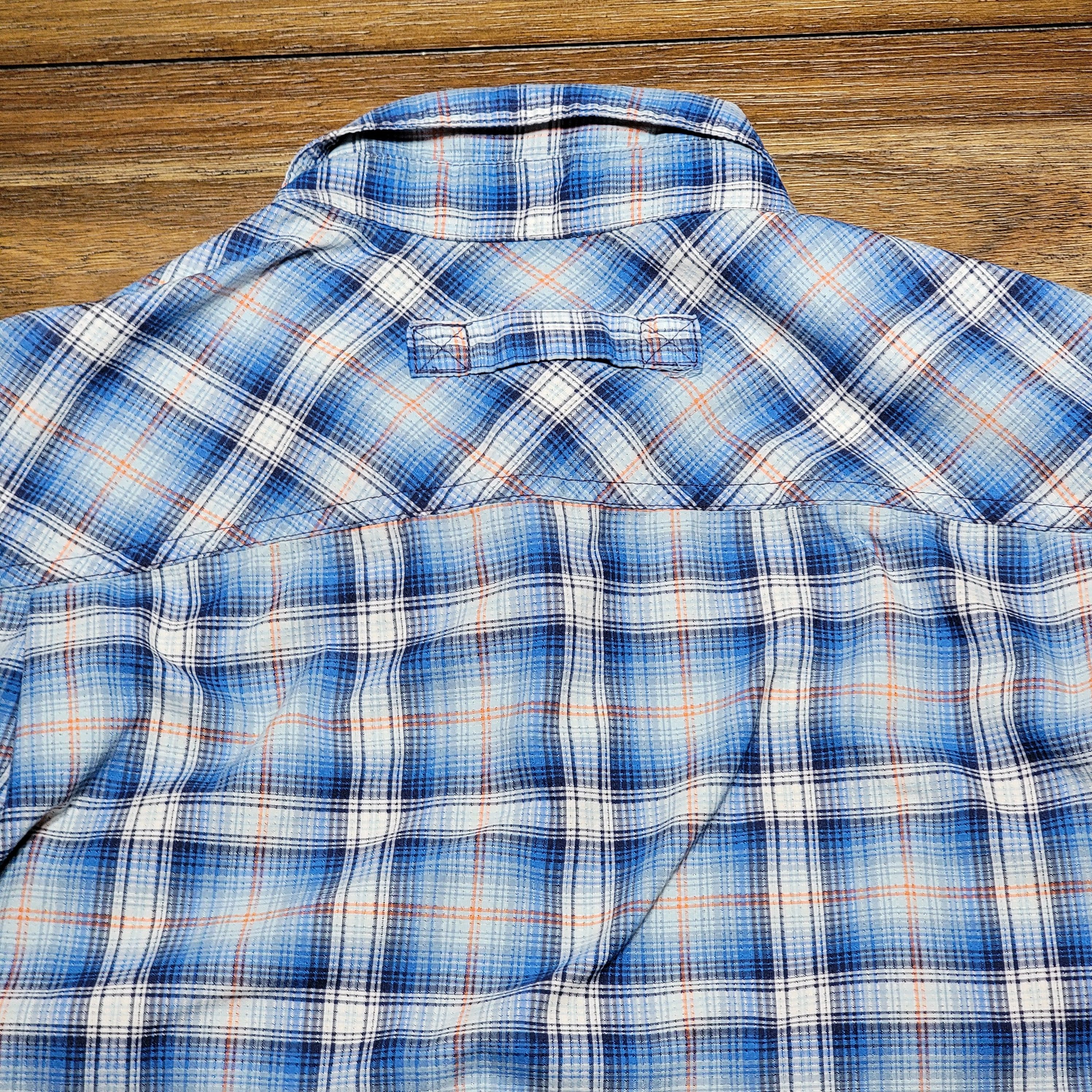Duluth Trading Company Duluth Trading Co SS Full Button Plaid Shirt - Large Tall Size US L / EU 52-54 / 3 - 4 Thumbnail