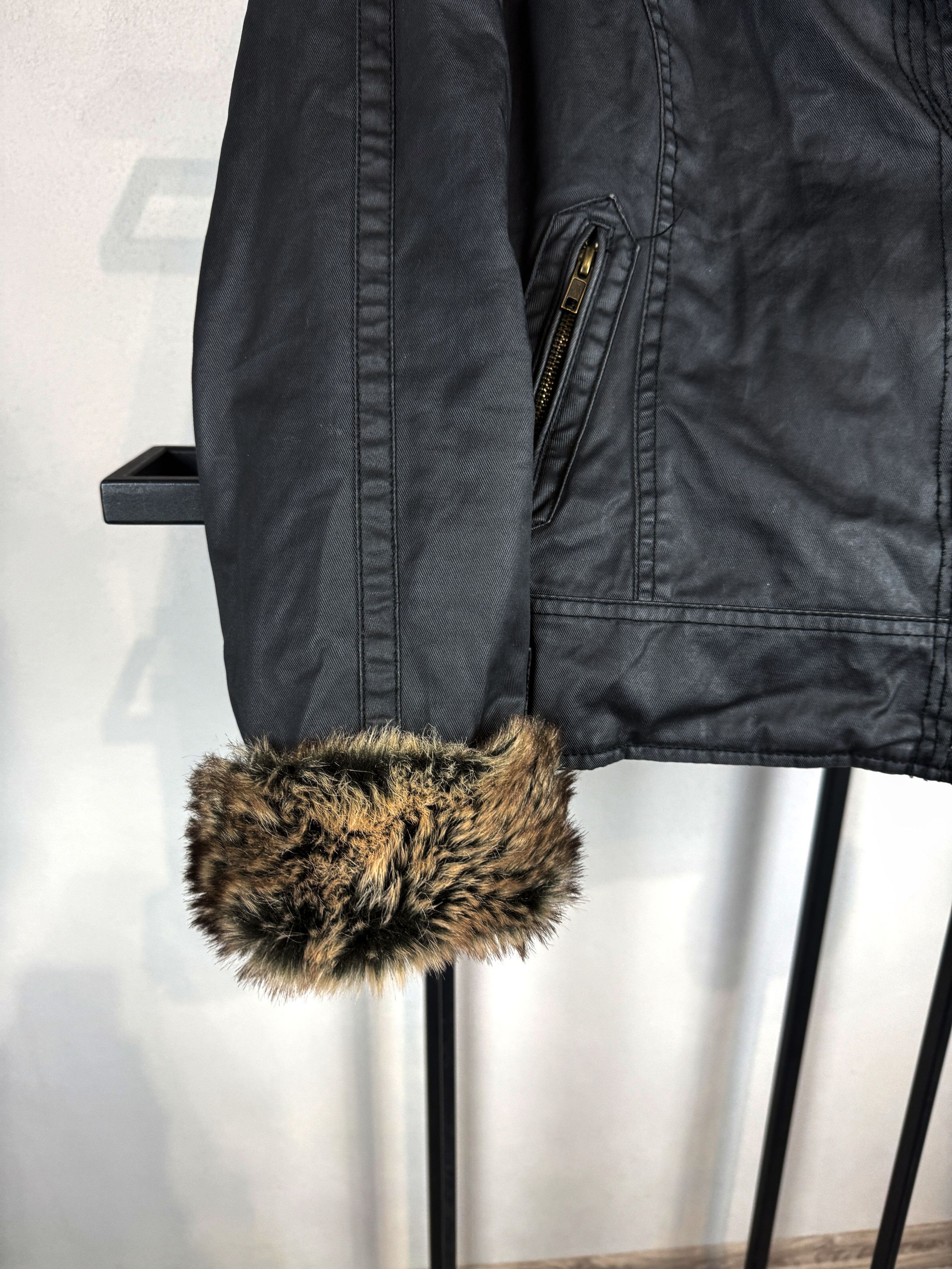 Yohji Yamamoto Streetwear Japanese Hysteric Style Denim Fur Jacket Y2K Size US S / EU 44-46 / 1 - 6 Thumbnail