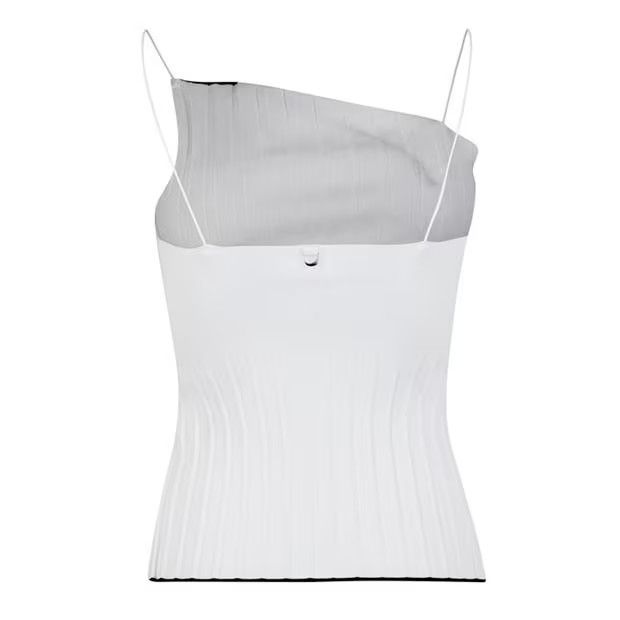 Jacquemus o1g2r1mq1024 Tank Top in White Size XS / US 0-2 / IT 36-38 - 2 Thumbnail