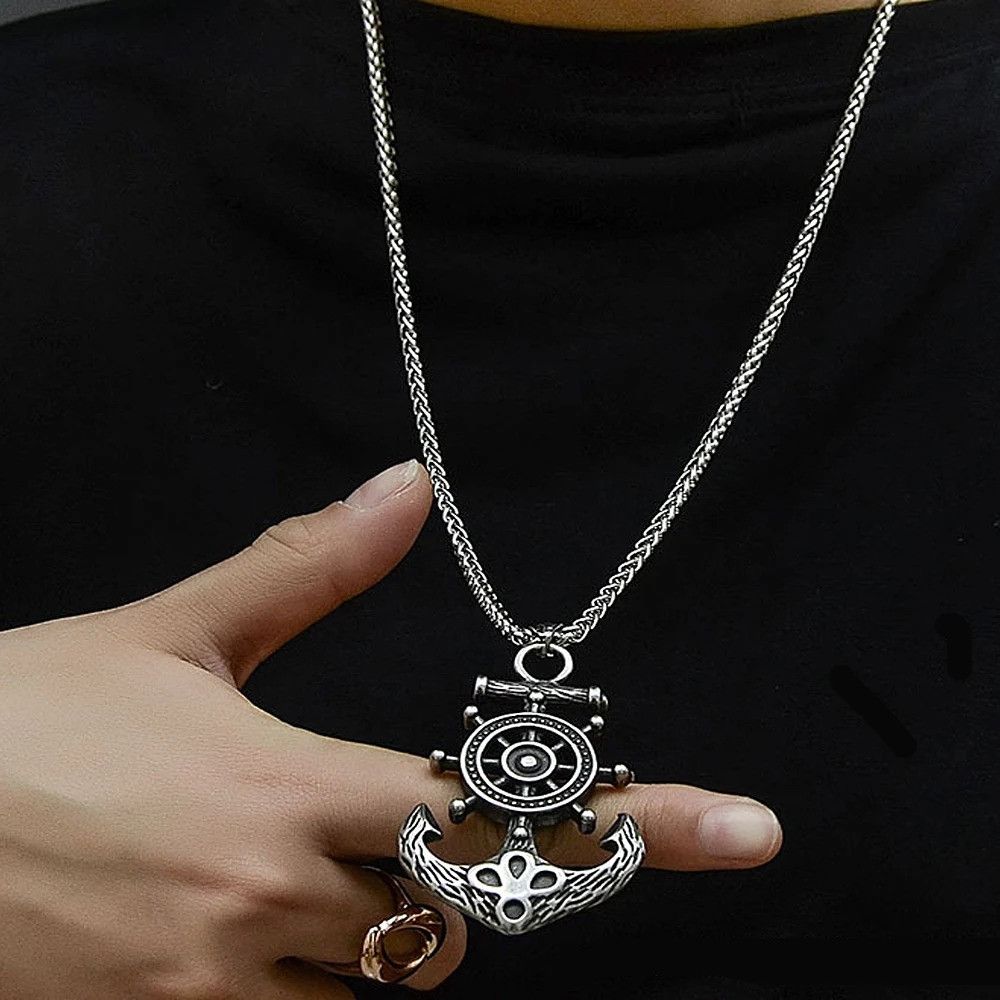 Other Vintage Viking Compass Pendant Necklace Size ONE SIZE - 3 Thumbnail