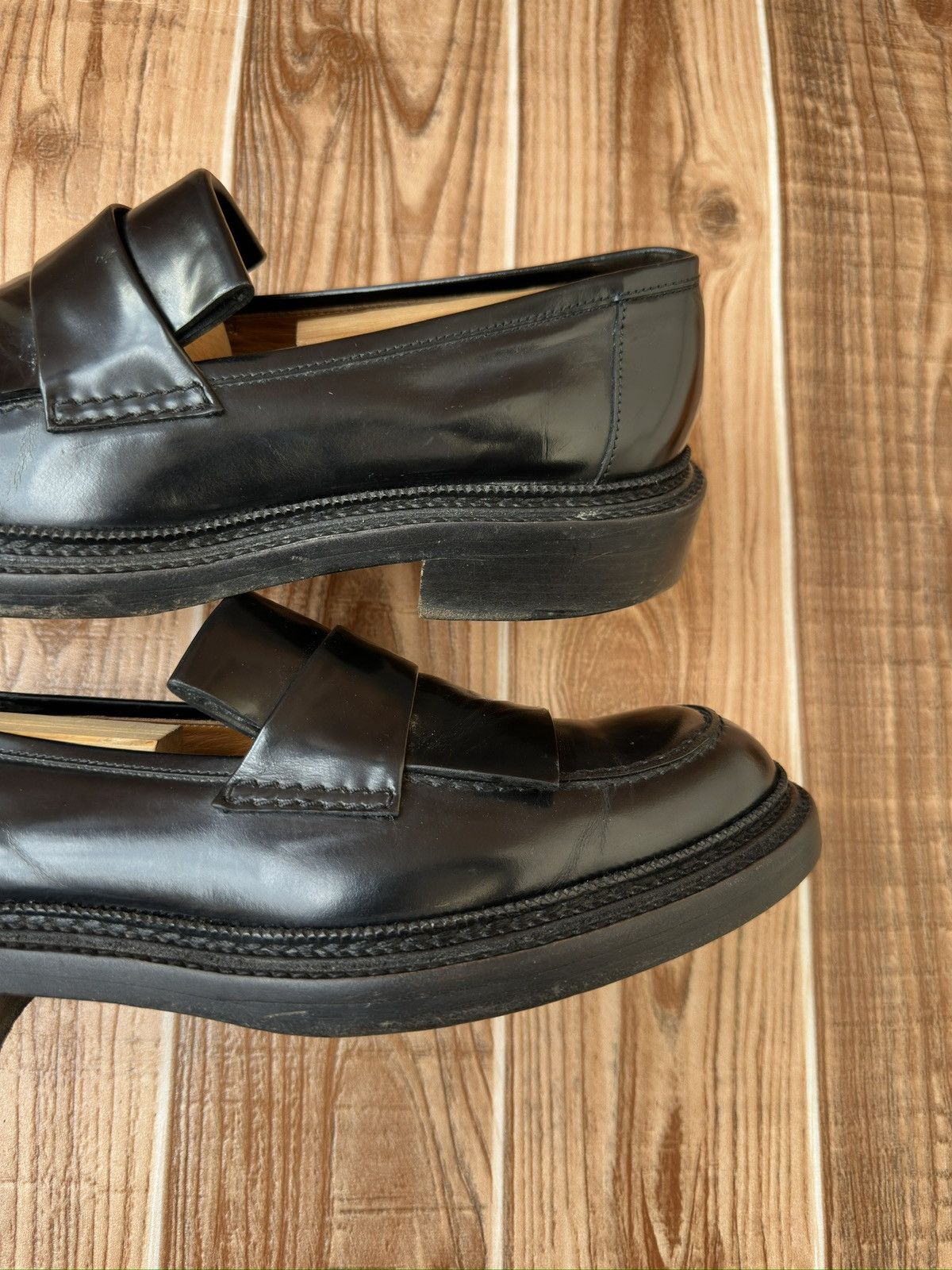 Jil Sander Jil Sander Black Derby Loafer Size US 7 / EU 40 - 11 Thumbnail