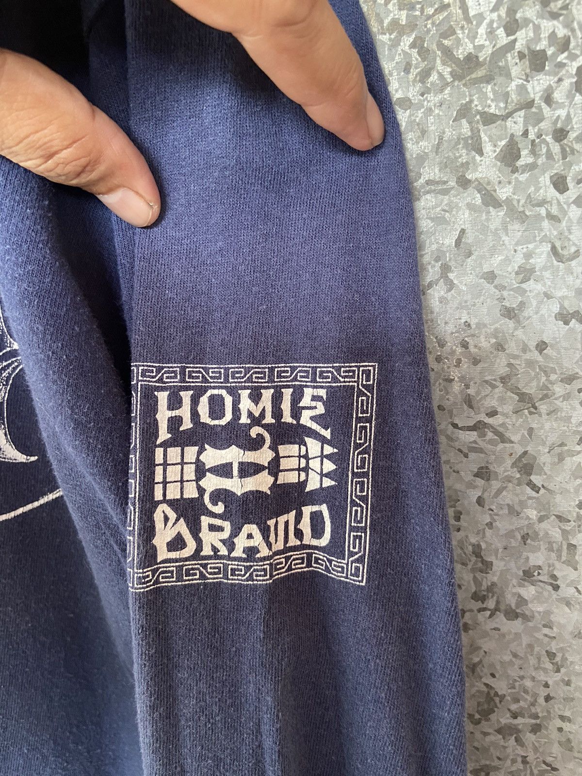 Vintage 🔥 Vintage 90s Vintage Homie Brand t shirt long Sleeve Size US XL / EU 56 / 4 - 3 Thumbnail
