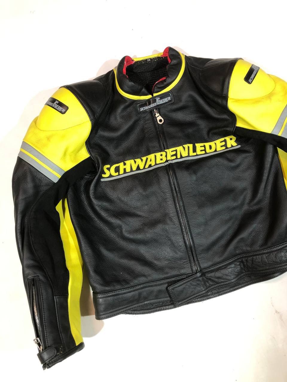 Genuine Leather × NASCAR Schwabenleder Racing Moto Leather Jacket Size US M / EU 48-50 / 2 - 2 Thumbnail