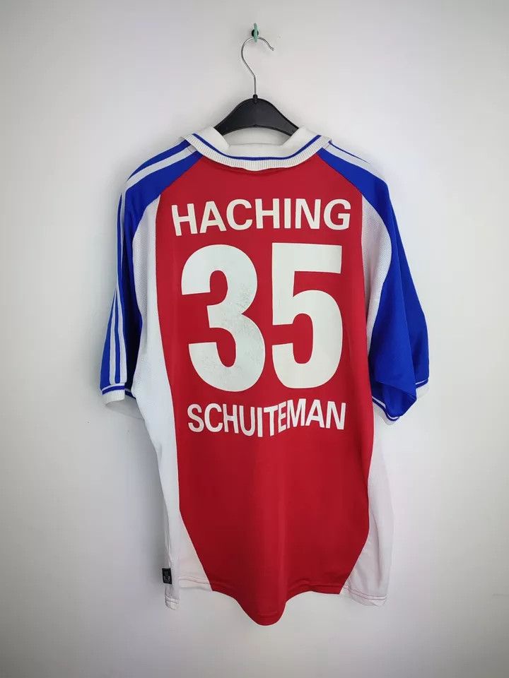 Adidas Spvgg Unterhaching home 2000-02 #Schuiteman Matchworn Size US XL / EU 56 / 4 - 12 Thumbnail