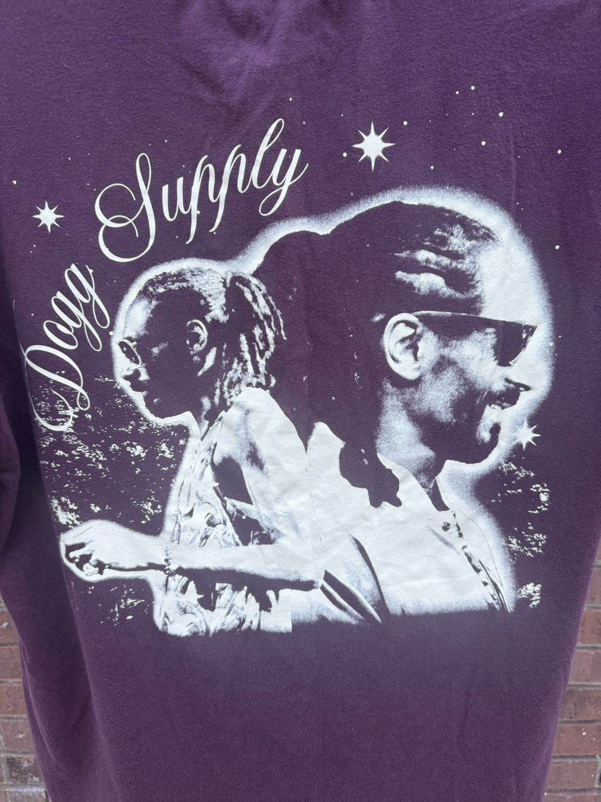 Snoop Dogg Dogg Supply Snoop Dog Mens Burgundy Graphic T Shirt Size US L / EU 52-54 / 3 - 5 Thumbnail