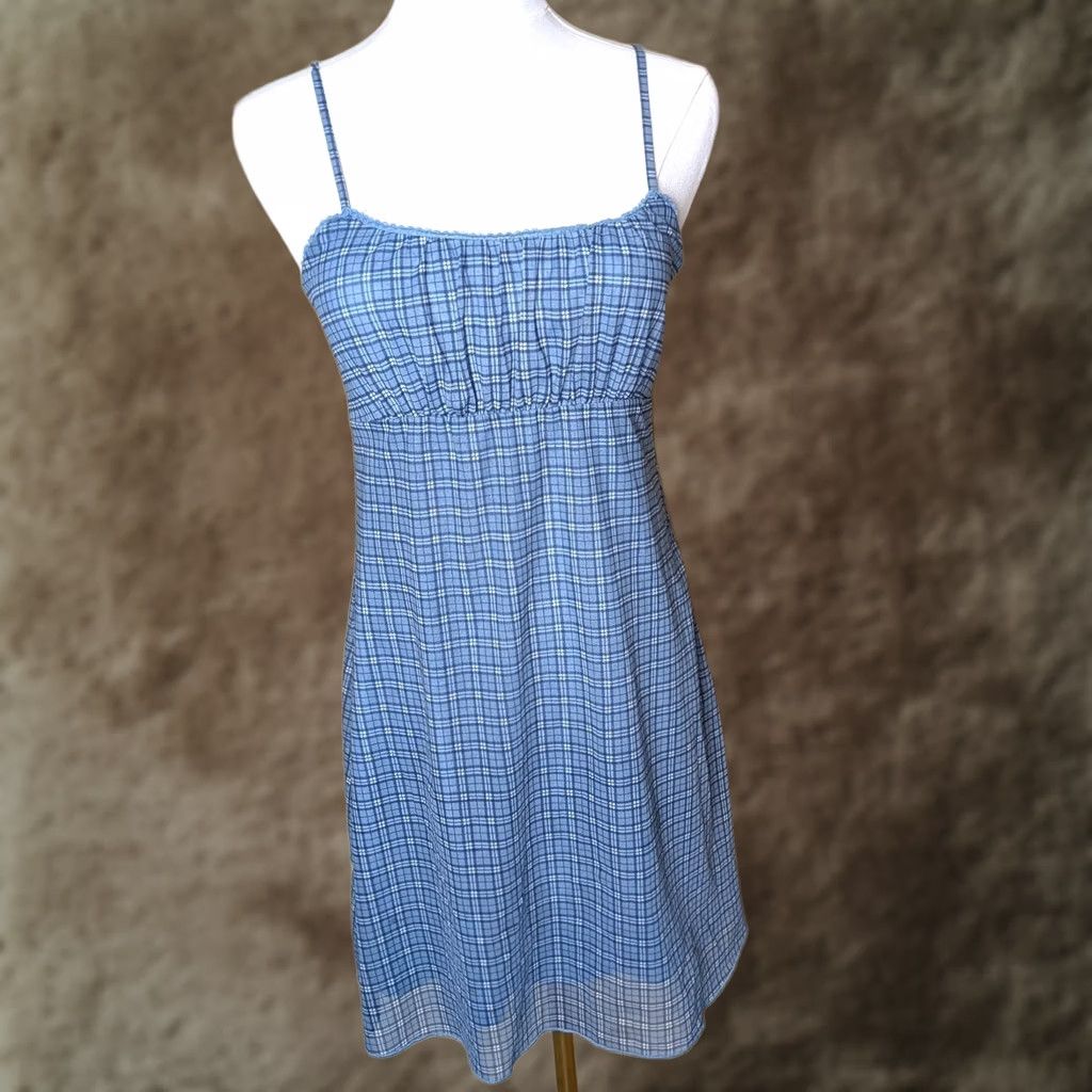 aeropostale blue dress | navy | XS Juniors' Aeropostale Floral Print Smocked