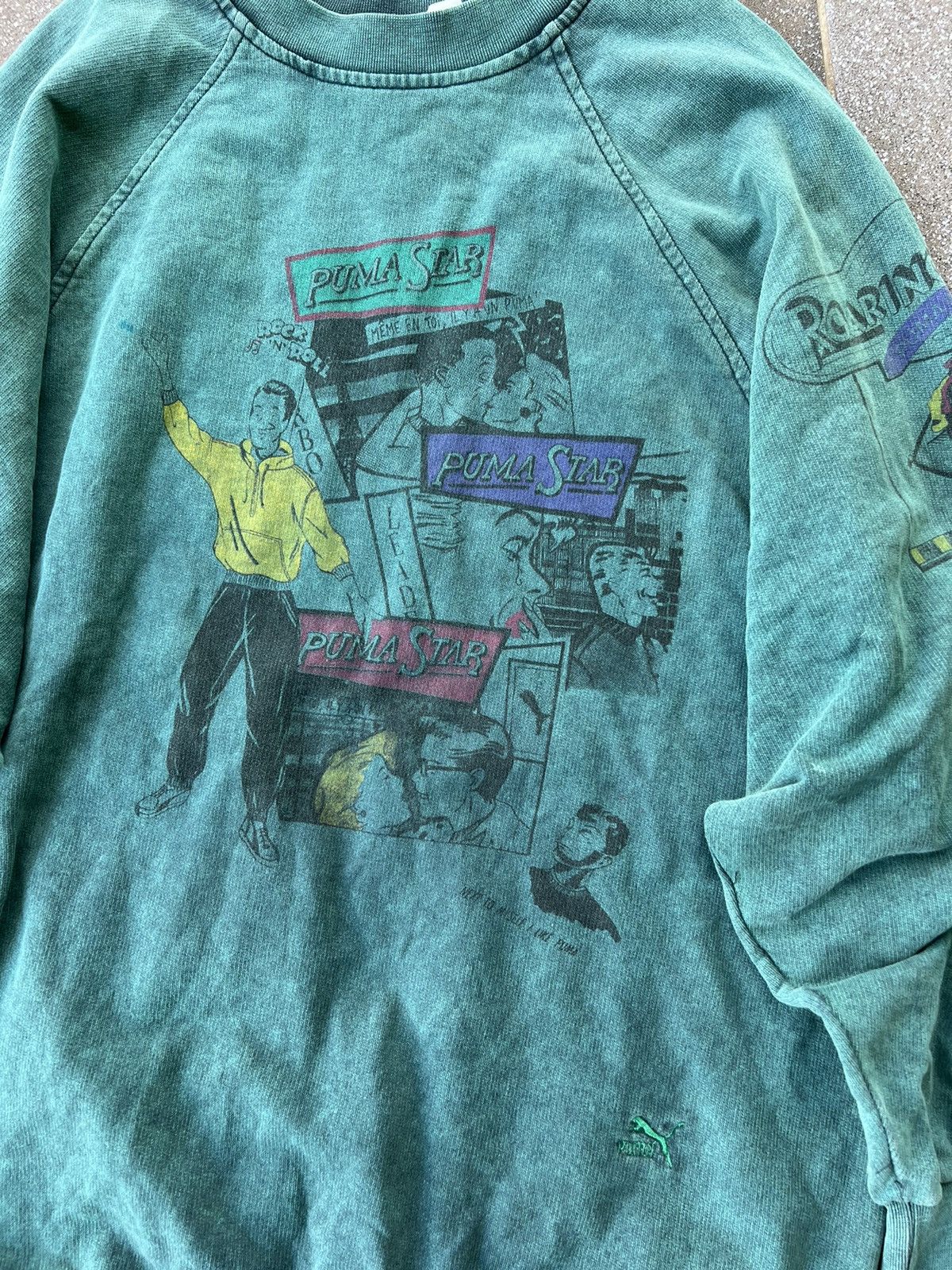 Puma × Vintage Avantgarde Zip Hoodie Puma Star Vintage 90s Rare Logo Size US XL / EU 56 / 4 - 4 Thumbnail