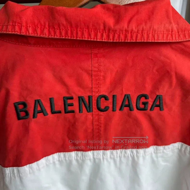 Balenciaga Balenciaga White and red jacket Size US S / EU 44-46 / 1 - 5 Thumbnail