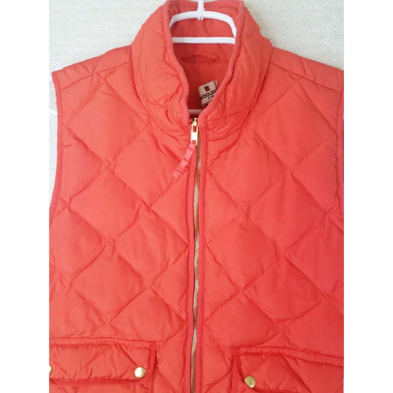 Vintage Woolrich Vest Red L Down Woolrich Full Zipper Puffer Pockets Woolrich Women Regular Size Vest Womens Size L / US 10 / IT 46 - 7 Thumbnail