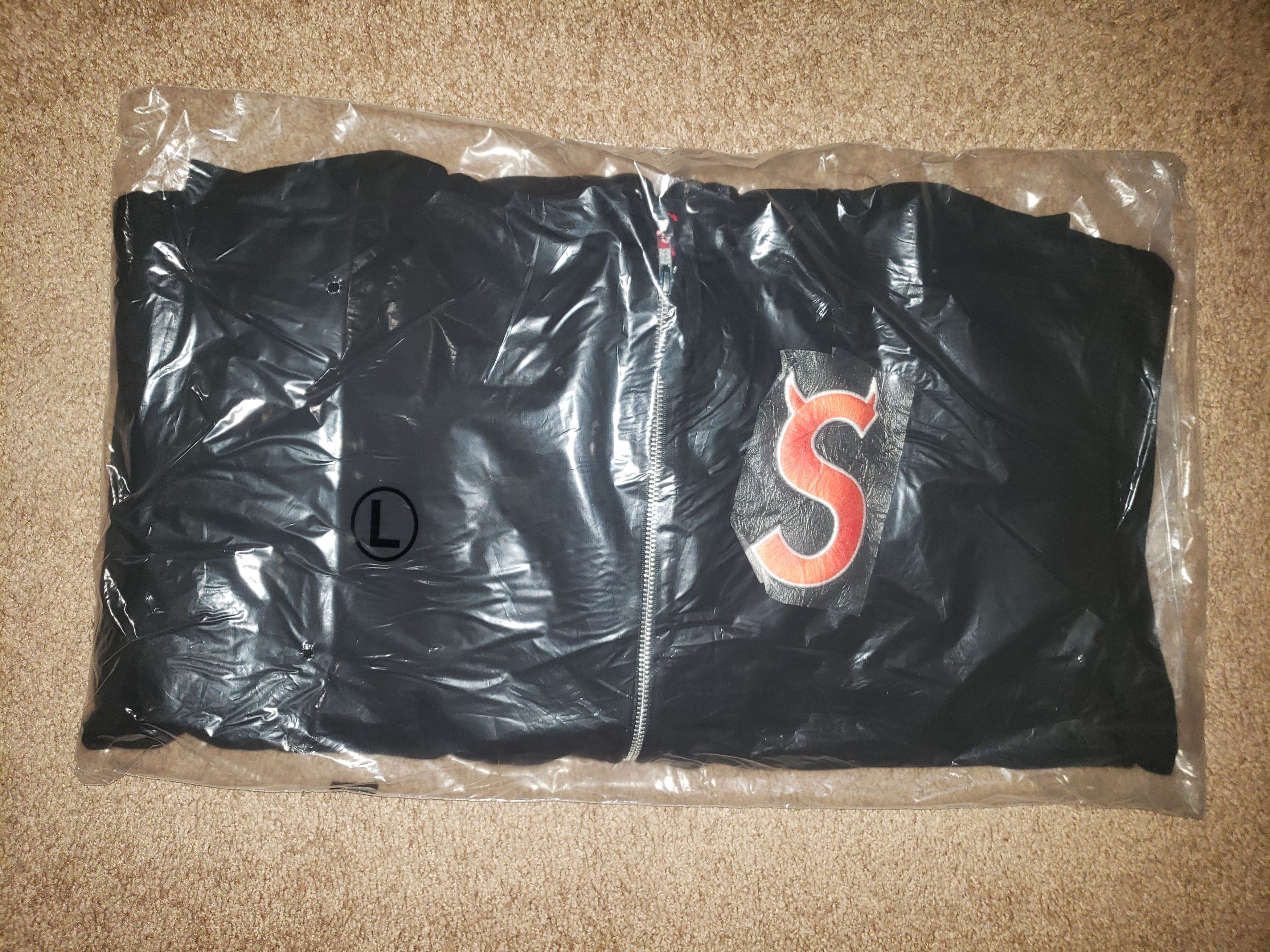 Supreme Supreme Devil S Logo Zip Up Hoodie Orange and Black Size US L / EU 52-54 / 3 - 1 Thumbnail
