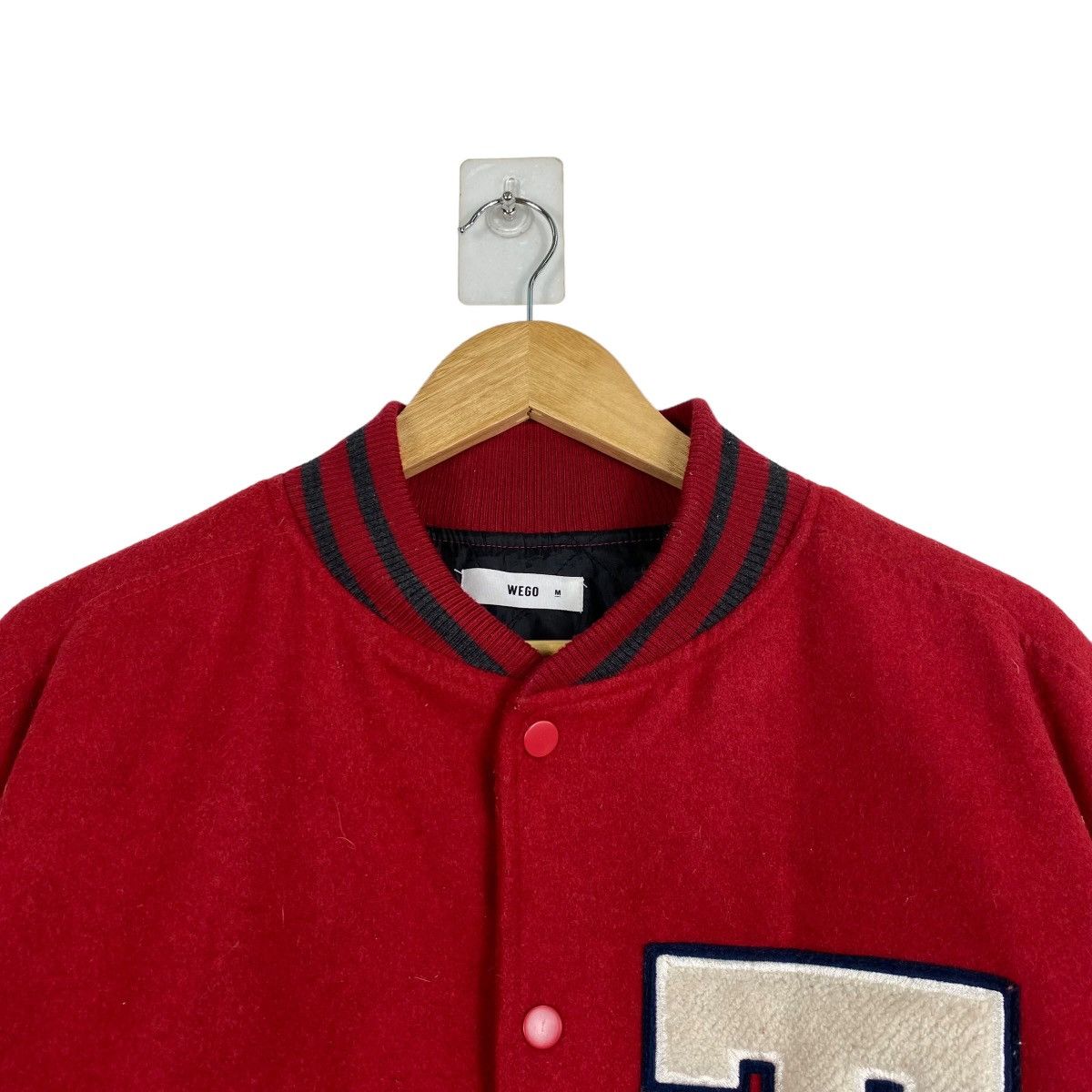 Japanese Brand Wego T-Court varsity wool jacket Size US M / EU 48-50 / 2 - 4 Thumbnail