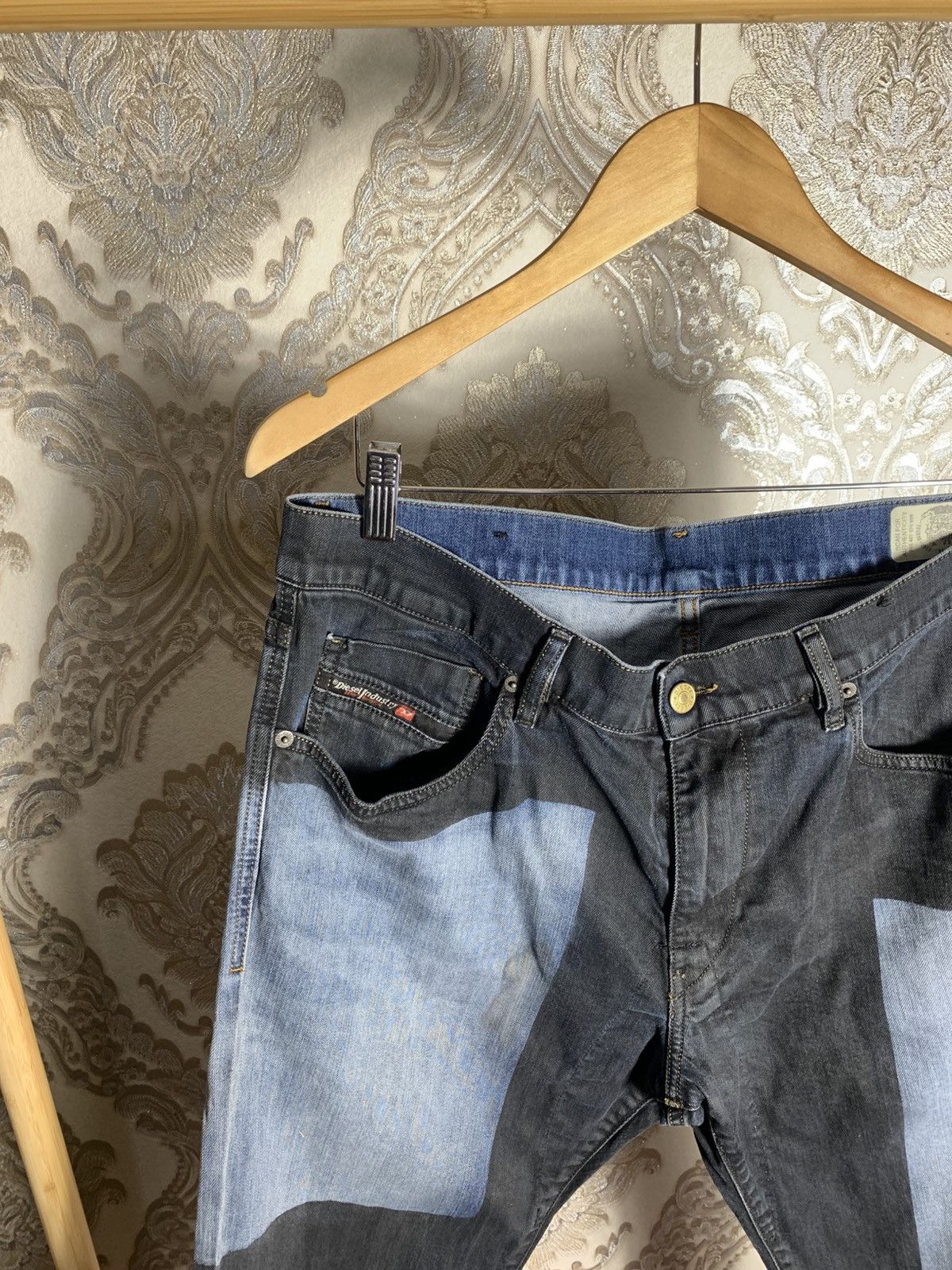 Diesel VINTAGE DIESEL INDUSTRY DENIM DIVISION DESIGNER JEANS Y2K Size US 36 / EU 52 - 2 Thumbnail