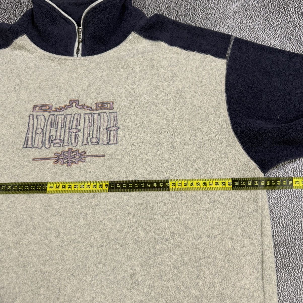 Adidas Adidas Arctic Fire Vintage Fleece Quarter Zip Pullover Size US L / EU 52-54 / 3 - 14 Thumbnail