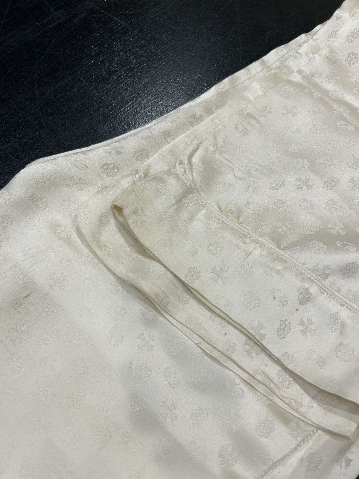 Chrome Hearts Chrome Hearts Silk Pants - White Size US 30 / EU 46 - 10 Thumbnail