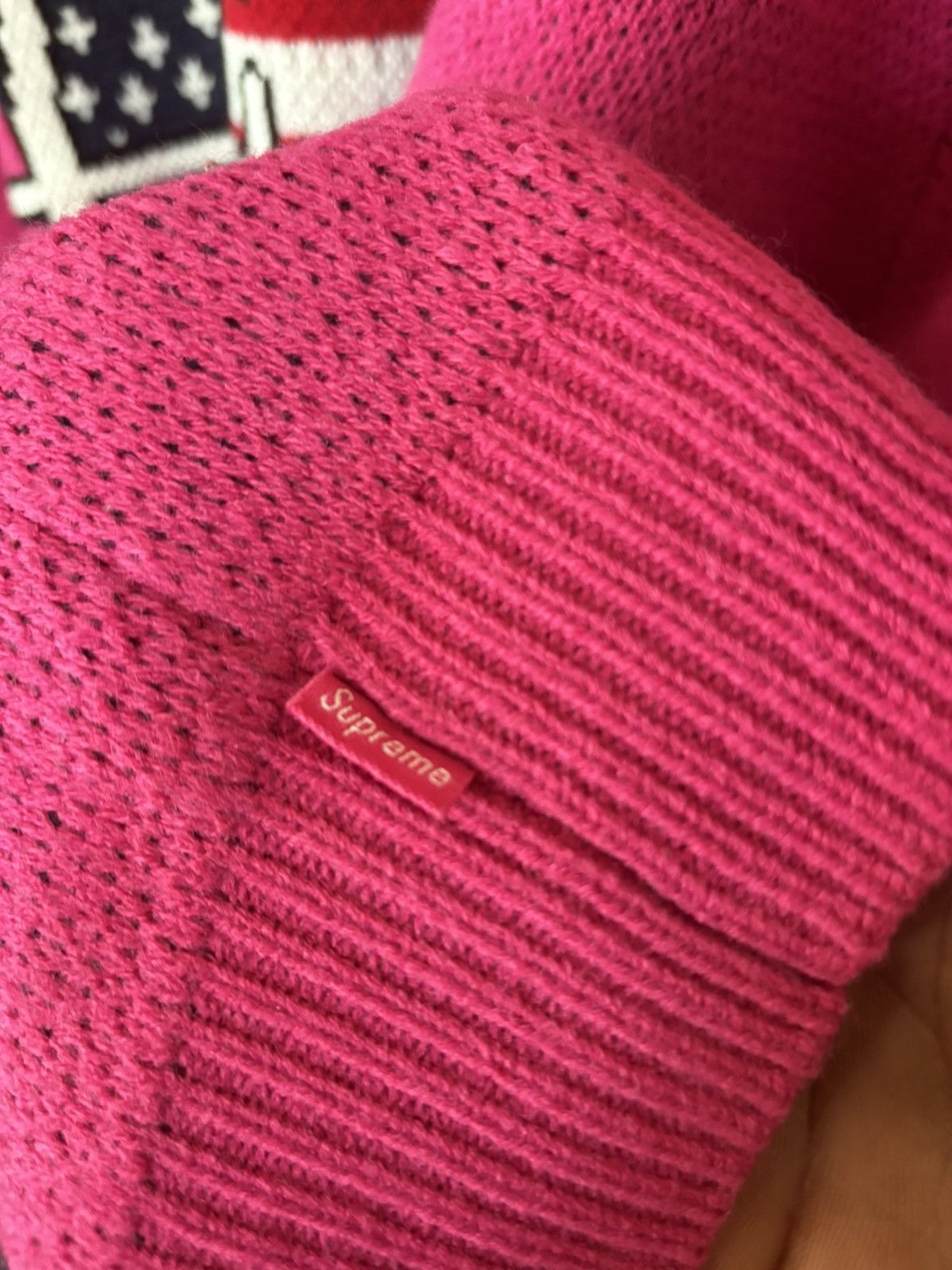 Supreme Supreme FW25 Target Sweater Pink Size US L / EU 52-54 / 3 - 5 Thumbnail