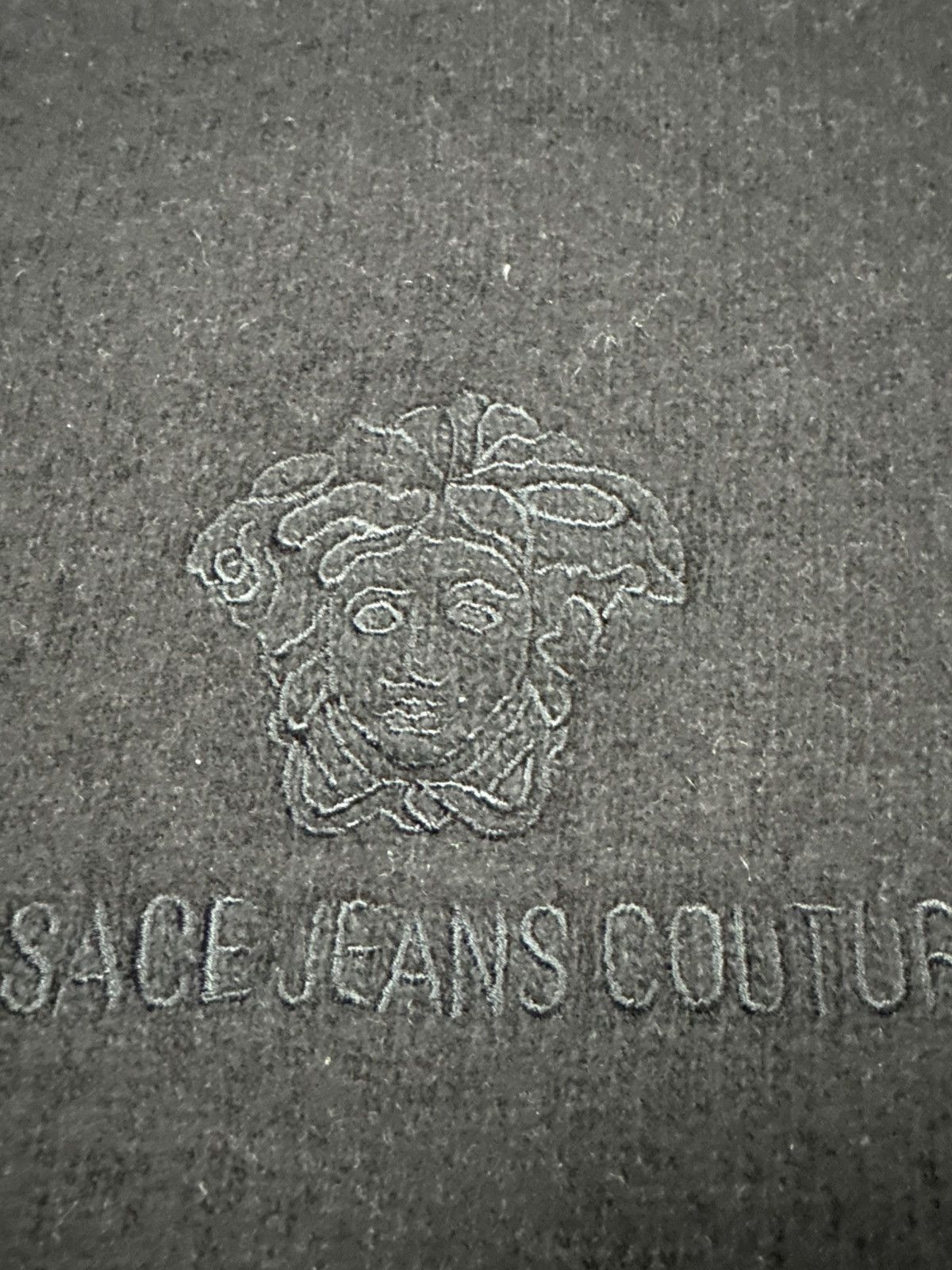 Versace Vintage 90s Versace Jeans Couture Medusa Wool Knit Sweater Size US M / EU 48-50 / 2 - 7 Thumbnail
