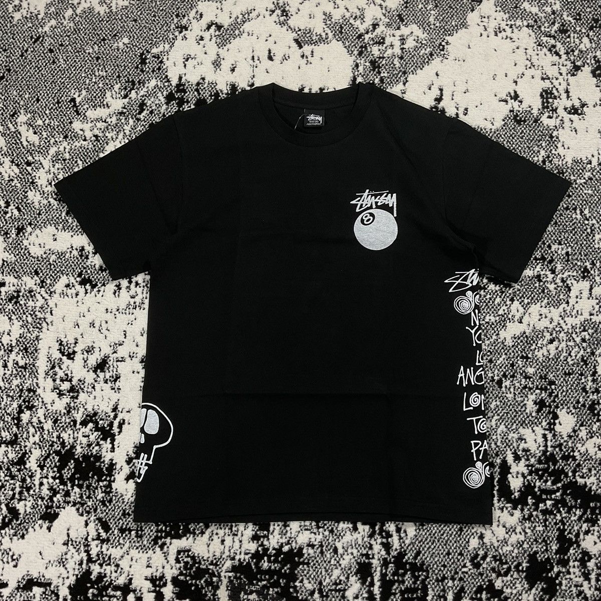 Other STUSSY TEST STRIKE PIGMENT DYED TEE IN BLACK Size US M / EU 48-50 / 2 - 3 Thumbnail