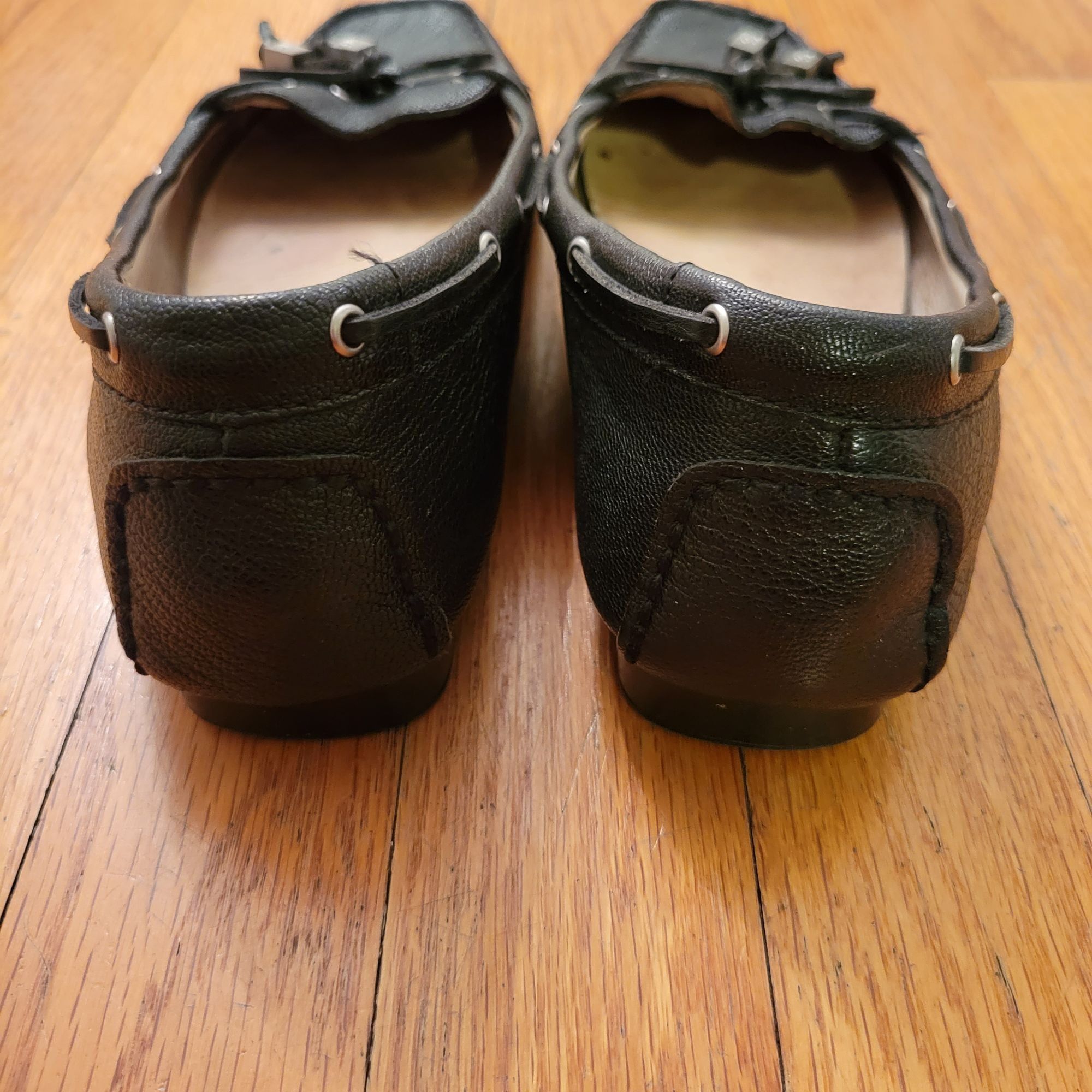 Michael Kors Michael Kors Black Leather Loafers Driving 8.5M Boat Shoes M Size US 8.5 / IT 38.5 - 7 Thumbnail