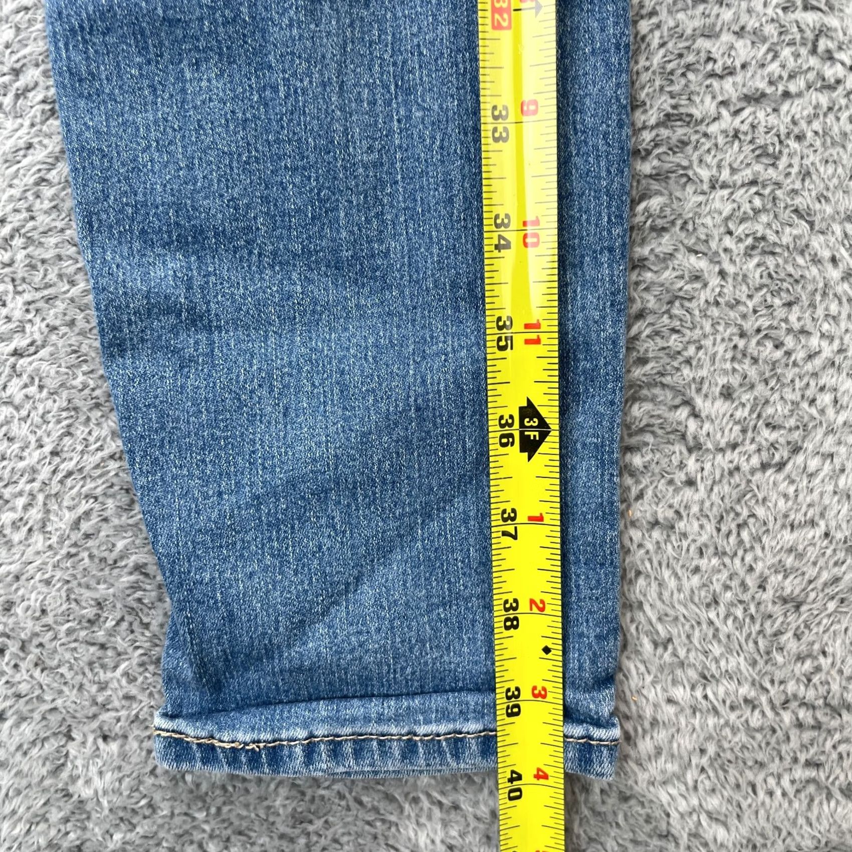 Vintage Signature by Levi Strauss & Co. Jeans Womens Blue Modern Skinny Leg Denim Stretch Cotton 32x31 Size 24" / US 00 / IT 34 - 6 Thumbnail
