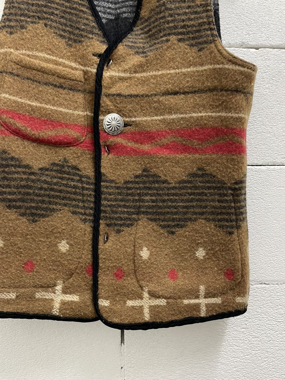 Beams Plus Beams+ x Saltwater Cowboy Reversible Wool Vest Size US M / EU 48-50 / 2 - 9 Thumbnail