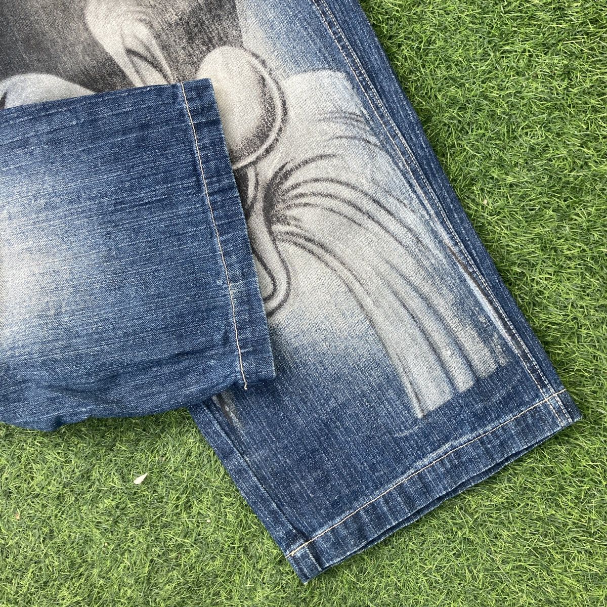 JNCO VINTAGE LOT 29 DENIM BAGGY LOONEY TUNES JEANS Size US 38 / EU 54 - 5 Thumbnail