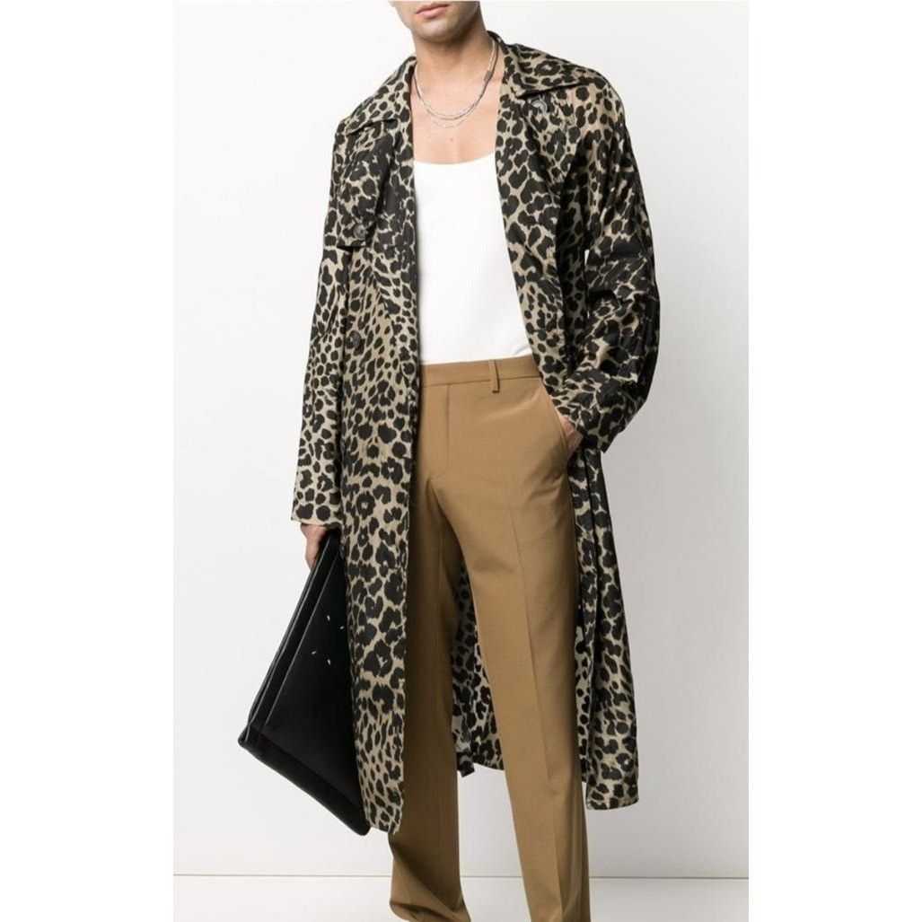 Dries Van Noten Dries Van Noten Double-Breasted Leopard Coat Size US M / EU 48-50 / 2 - 14 Thumbnail