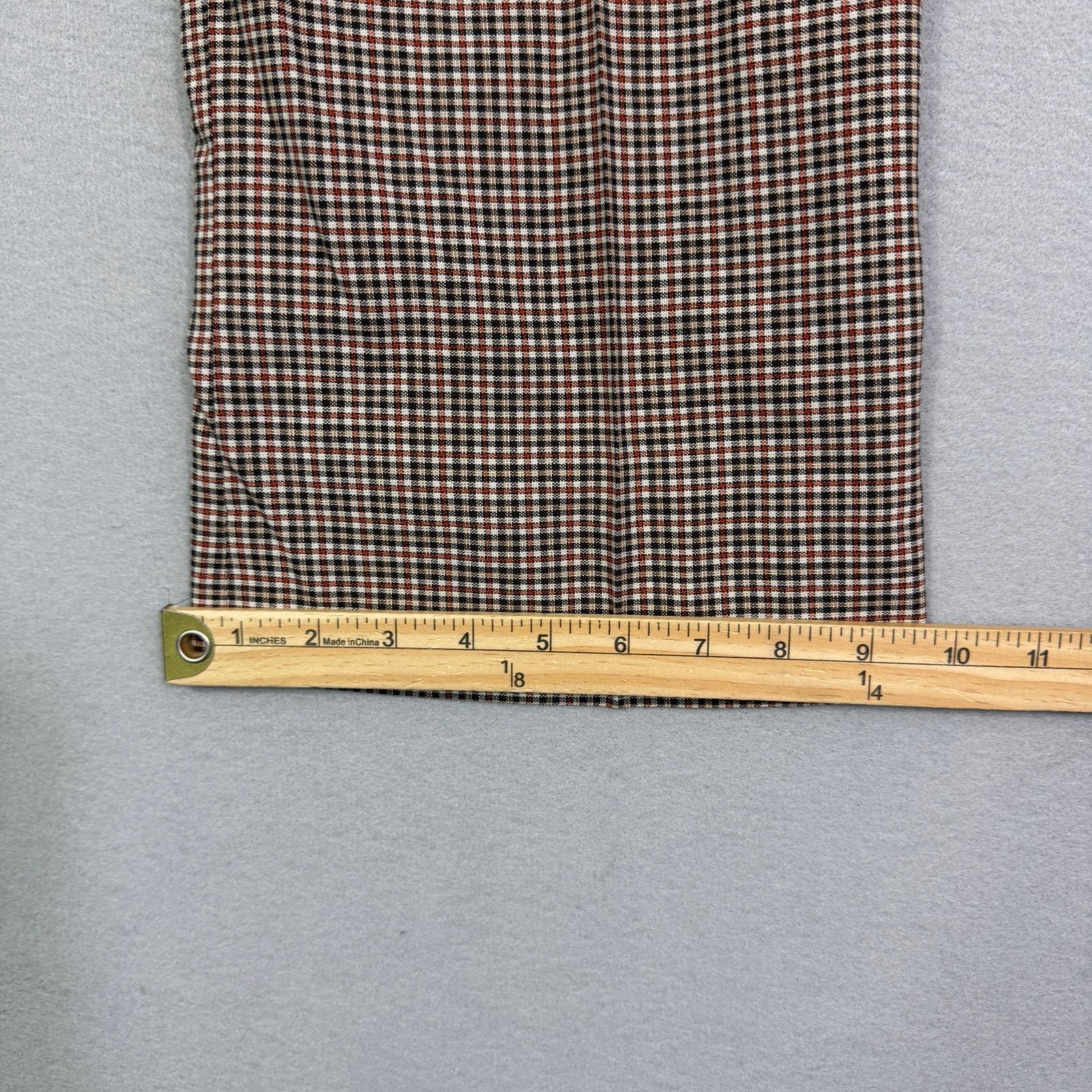 Vintage Vintage Plaid Trouser Pants Size 36x27 Measured 70s 80s Size US 36 / EU 52 - 8 Thumbnail