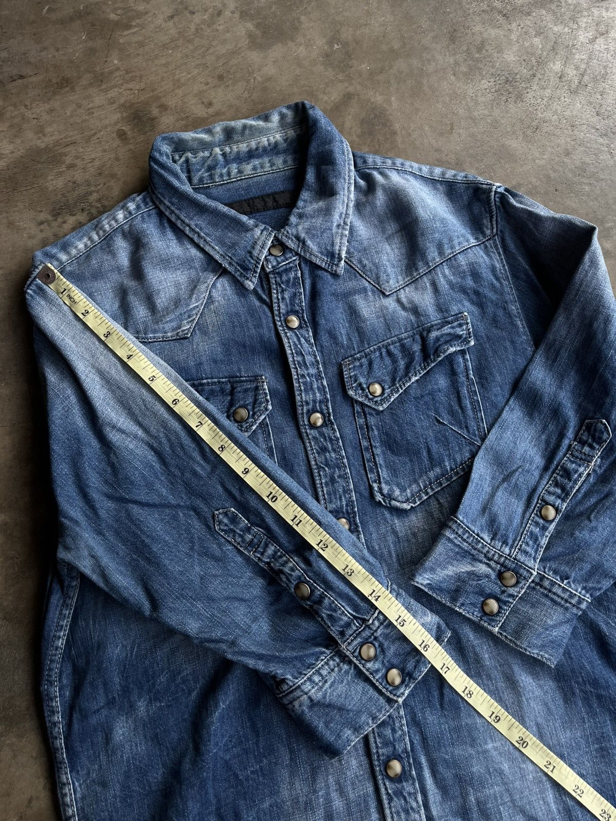 GOSTAR DE FUGA 2000s FUGA JAPANESE DENIM SHIRTS VKEI SEDITIONARIES GOTHIC Size US M / EU 48-50 / 2 - 9 Thumbnail