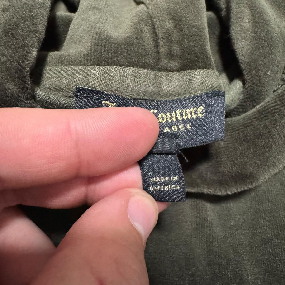 Juicy Couture Juicy Couture Velour Green Oversized S Stained Hoodie Size S / US 4 / IT 40 - 8 Thumbnail