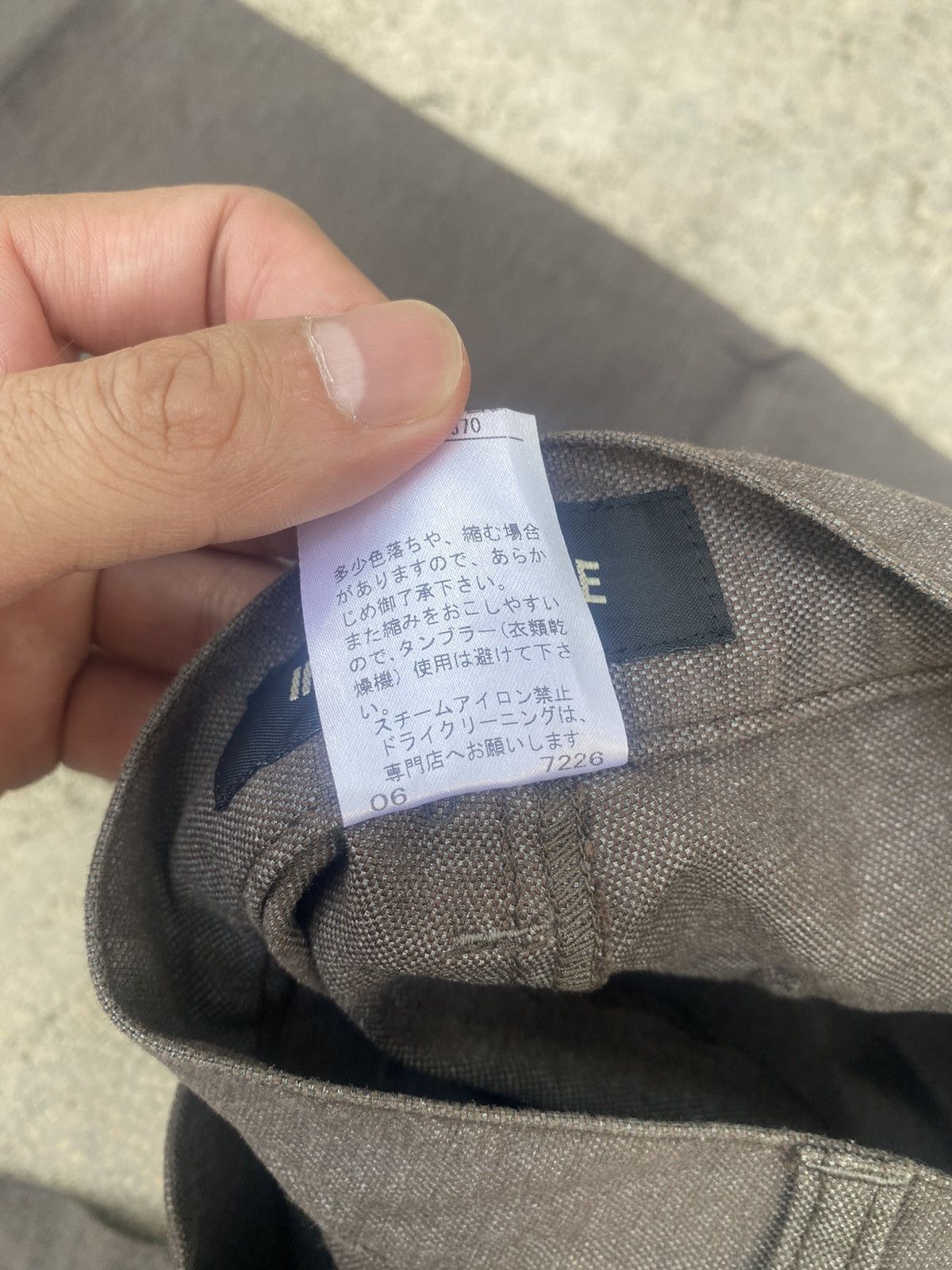 Designer × Japanese Brand × Yohji Yamamoto Ined Yohji Yamamoto Straight Cut Casual Pants Size US 30 / EU 46 - 24 Thumbnail