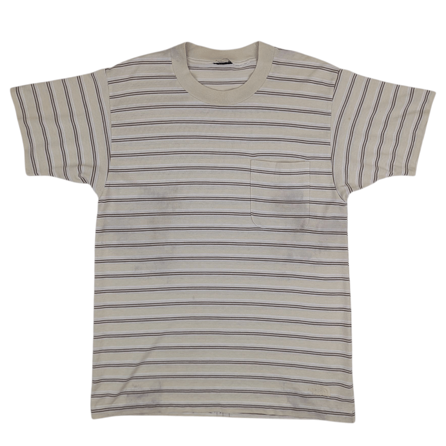 The North Face Vintage 90's THE NORTH FACE Striped T-Shirt Single Stitches Size US S / EU 44-46 / 1 - 2 Thumbnail