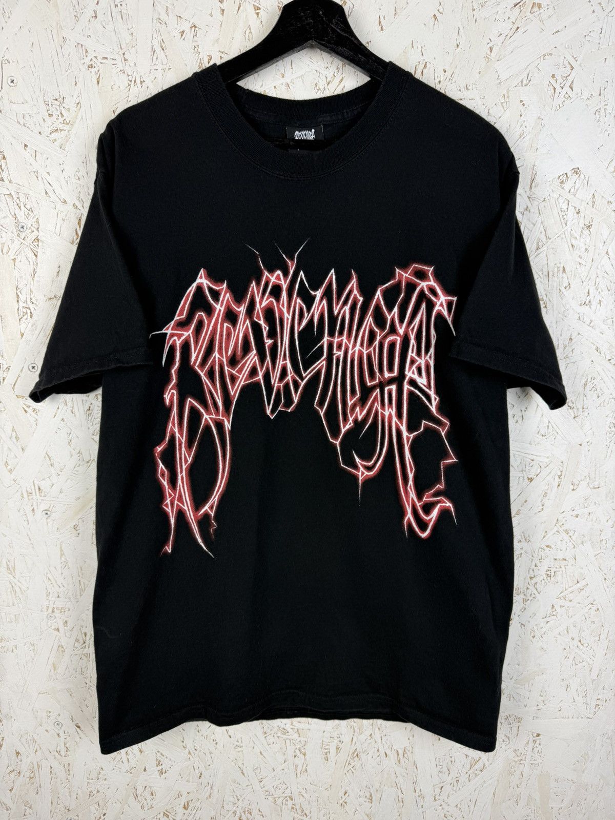 Revenge Revenge Lightning T-Shirt Cotton Black/Red Size L Size US L / EU 52-54 / 3 - 1 Thumbnail